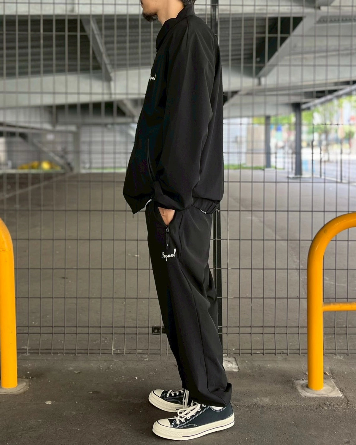 SEQUEL / NYLON SET UP PANTS (SQ-25AW-PT-01)