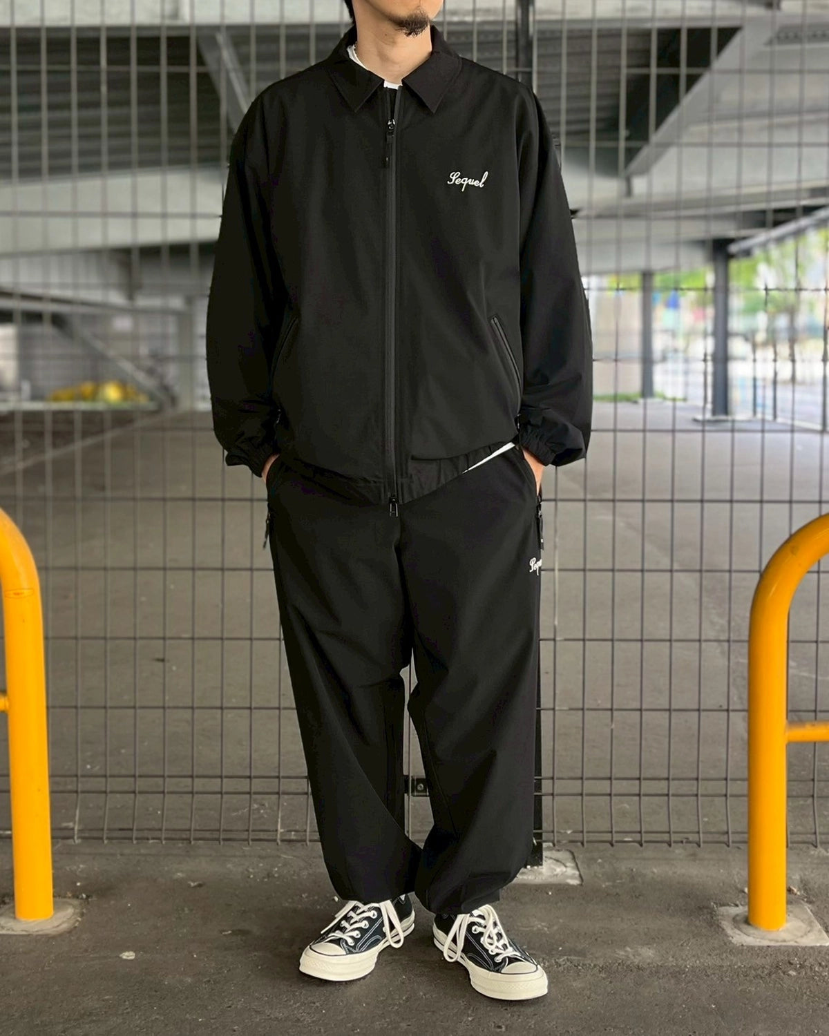 SEQUEL / NYLON SET UP PANTS (SQ-25AW-PT-01)