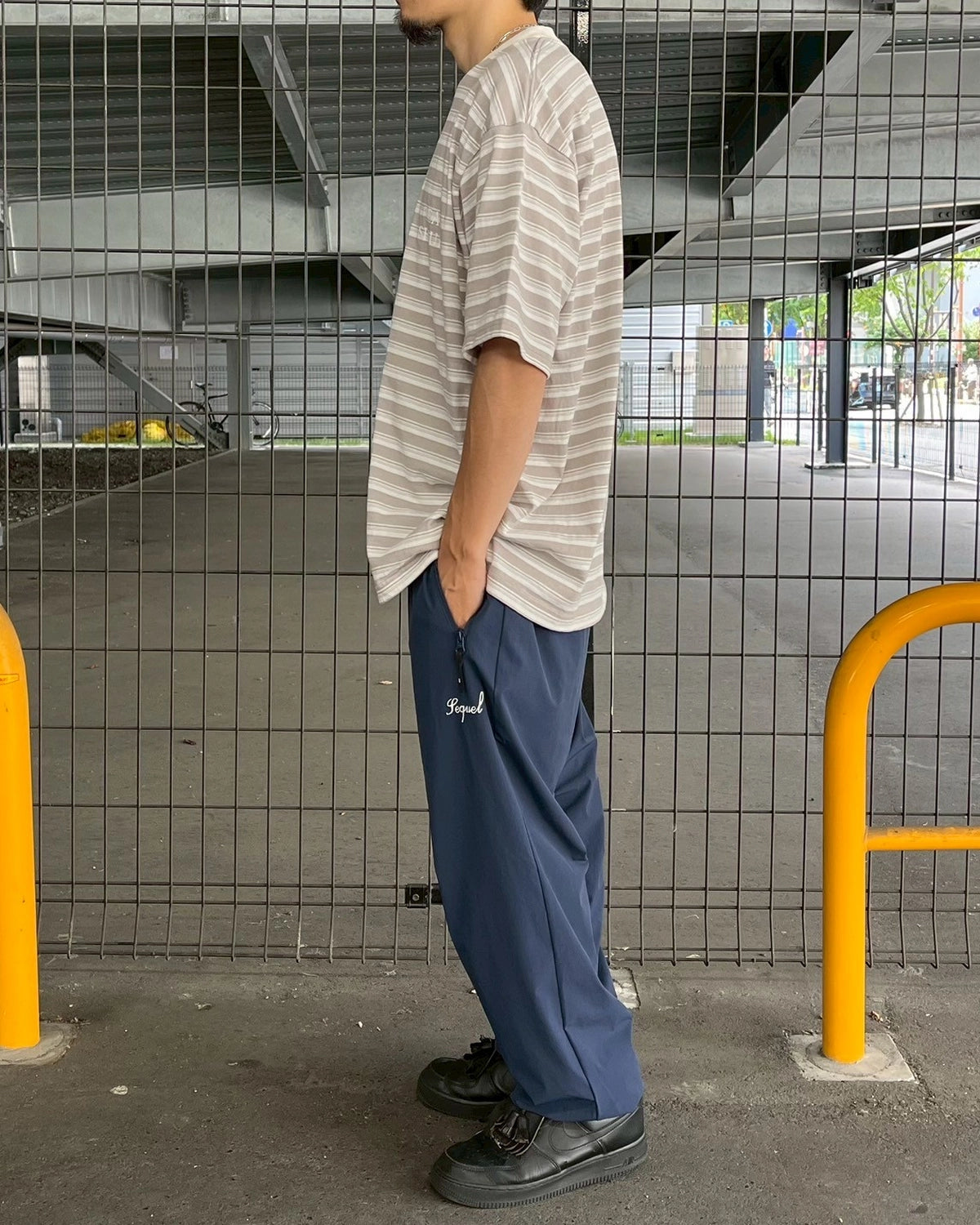 SEQUEL / NYLON SET UP PANTS (SQ-25AW-PT-01)