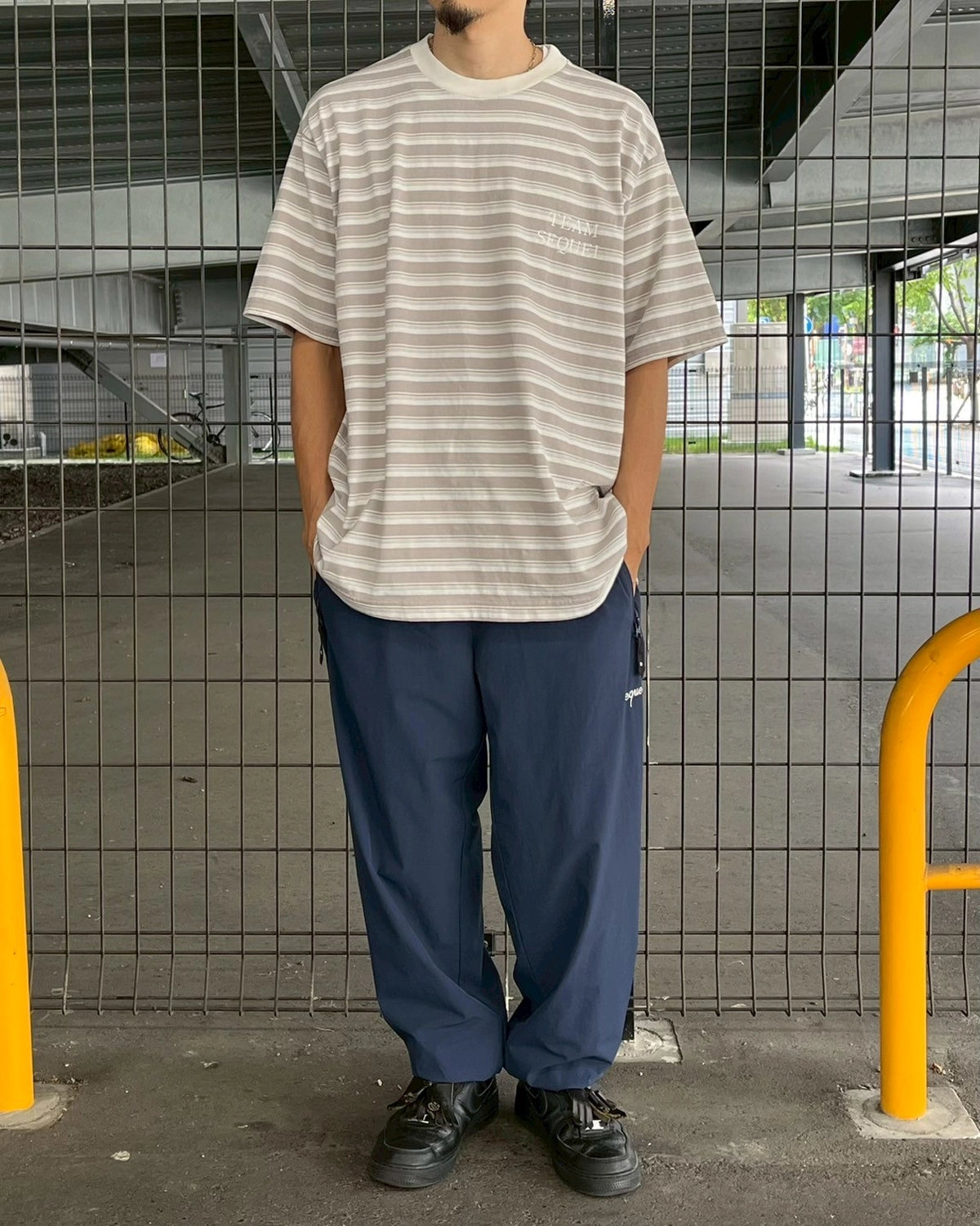 SEQUEL / NYLON SET UP PANTS (SQ-25AW-PT-01)