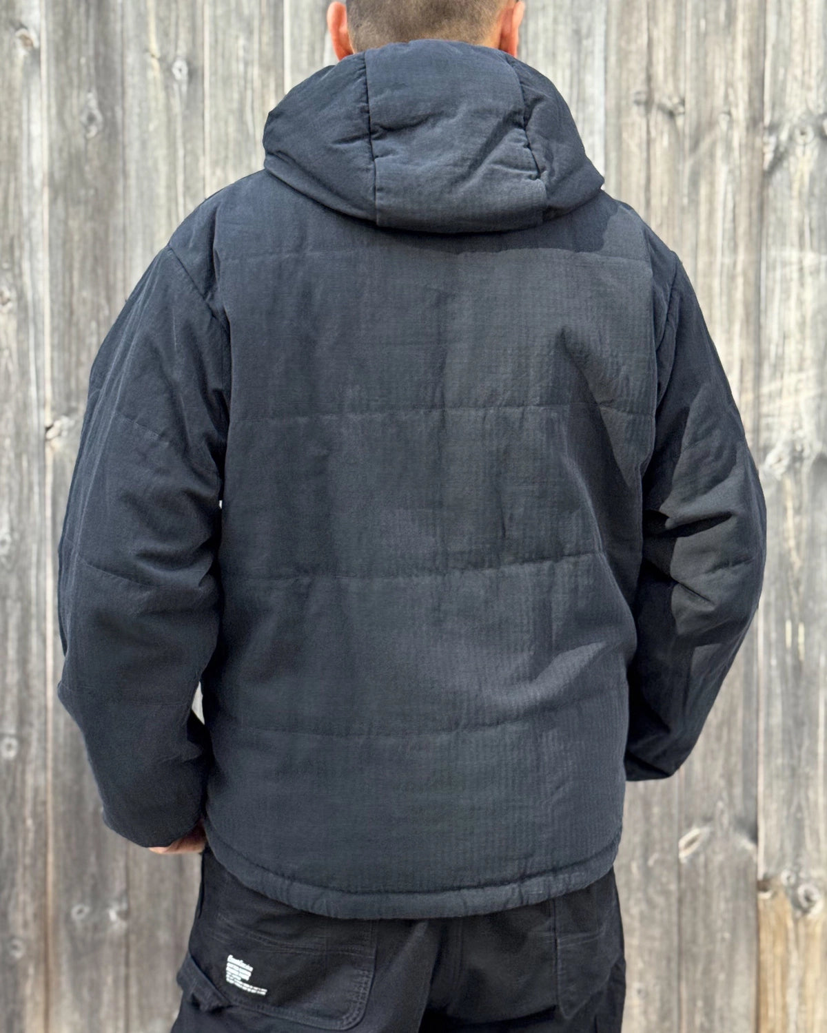 A.PRESSE / Washed Cotton Silk Linen Padded Jacket (26AAP-01-36)