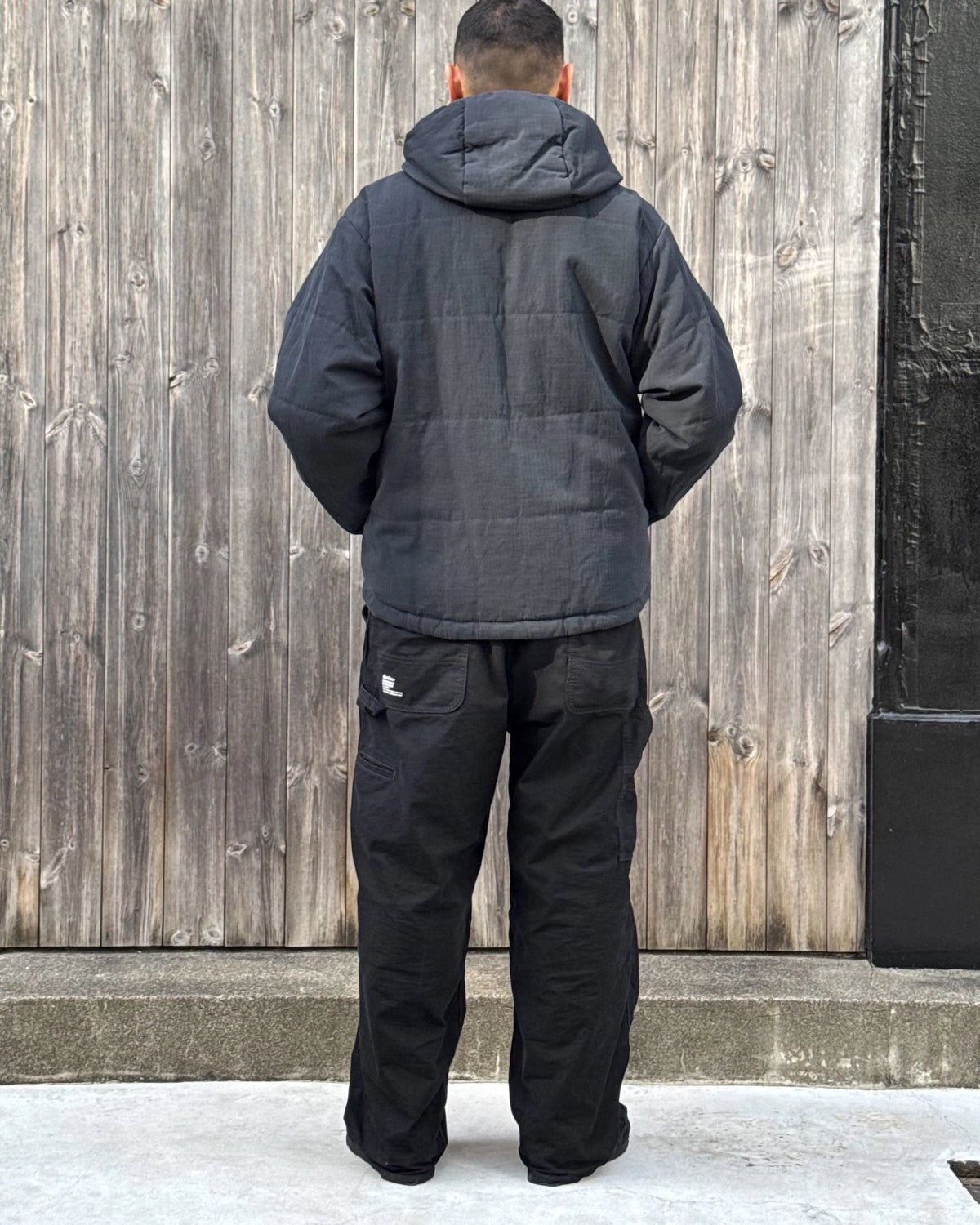 A.PRESSE / Washed Cotton Silk Linen Padded Jacket (26AAP-01-36)