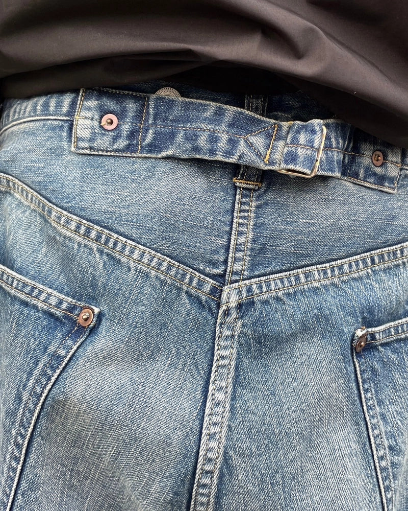 A.PRESSE / No.22 Washed Wide Denim Pants (AP-4003)