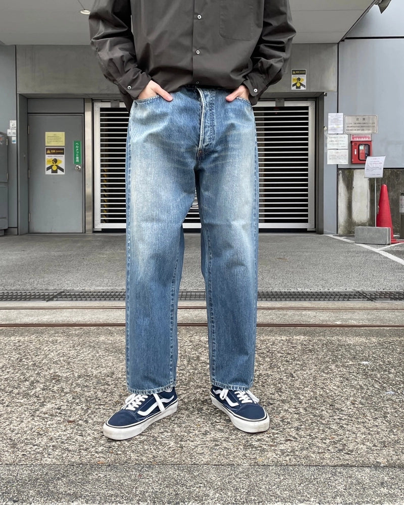 A.PRESSE No.22 Washed Wide Denim Pants A.PRESSE No.22 Washed Wide Denim Pants