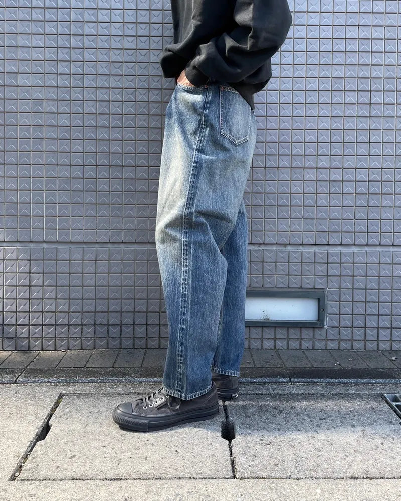 A.PRESSE / No.22 Washed Wide Denim Pants (AP-4003)　