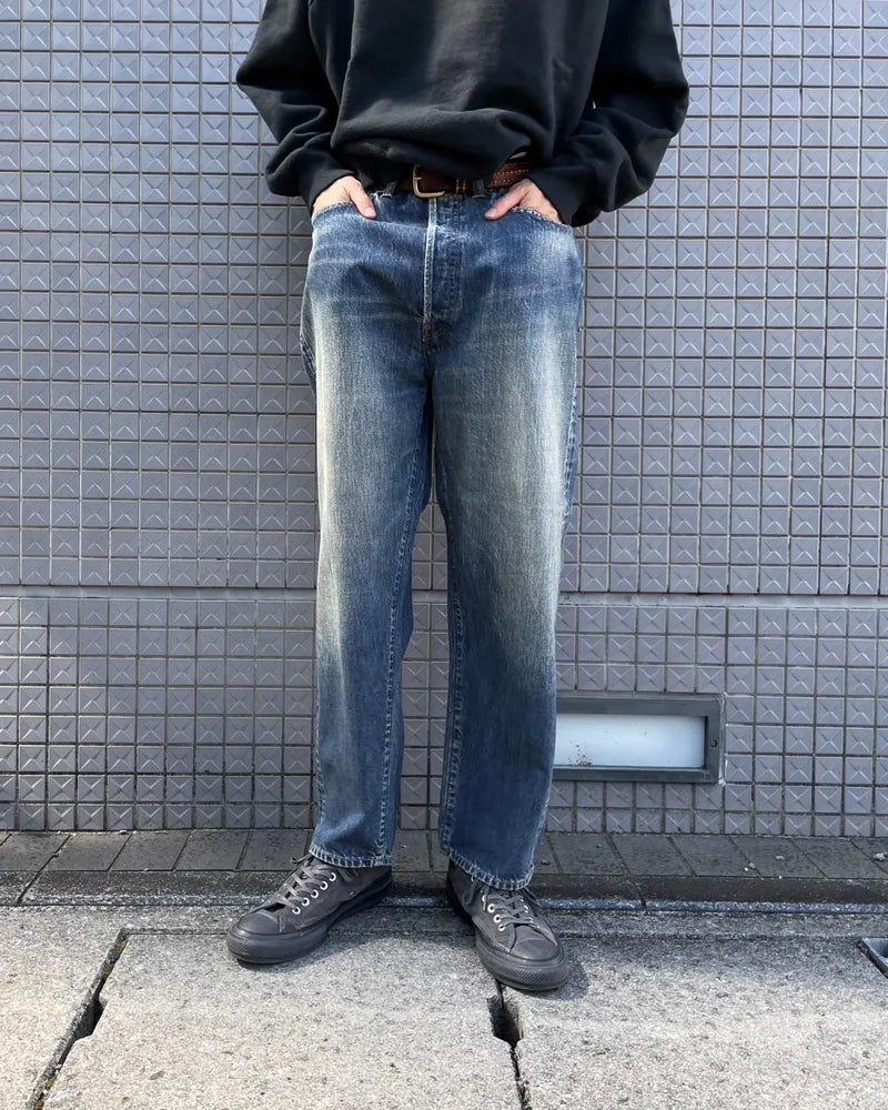 A.PRESSE / No.22 Washed Wide Denim Pants (AP-4003)　