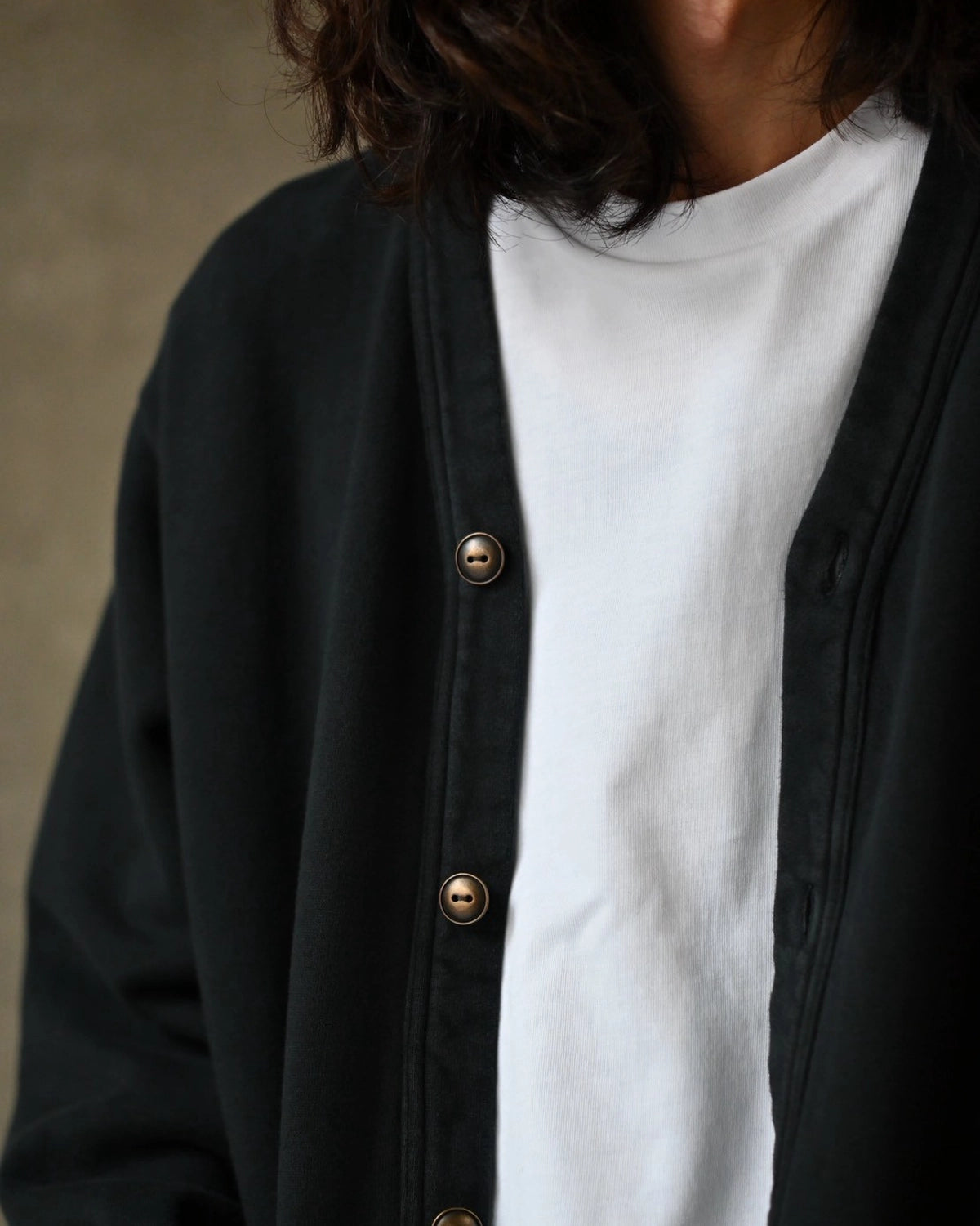 A.PRESSE / Vintage Sweat Cardigan (26AAP-05-14)