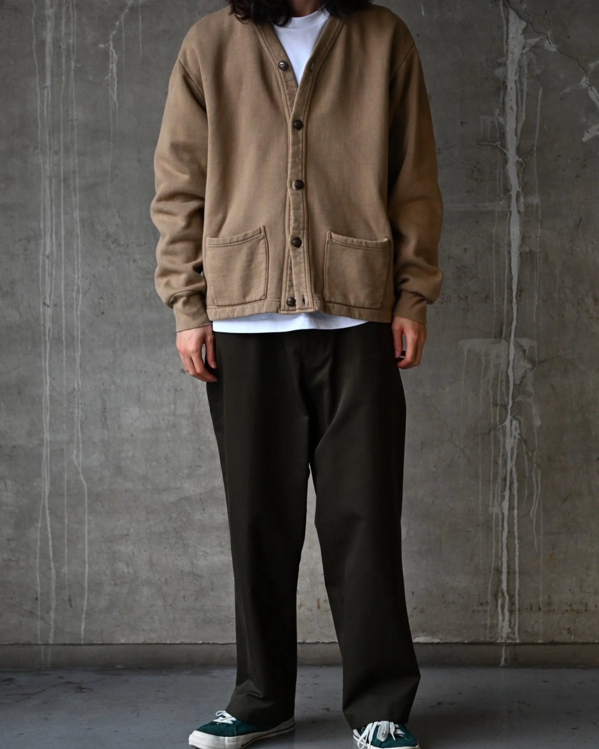 A.PRESSE / Vintage Sweat Cardigan (26AAP-05-14)