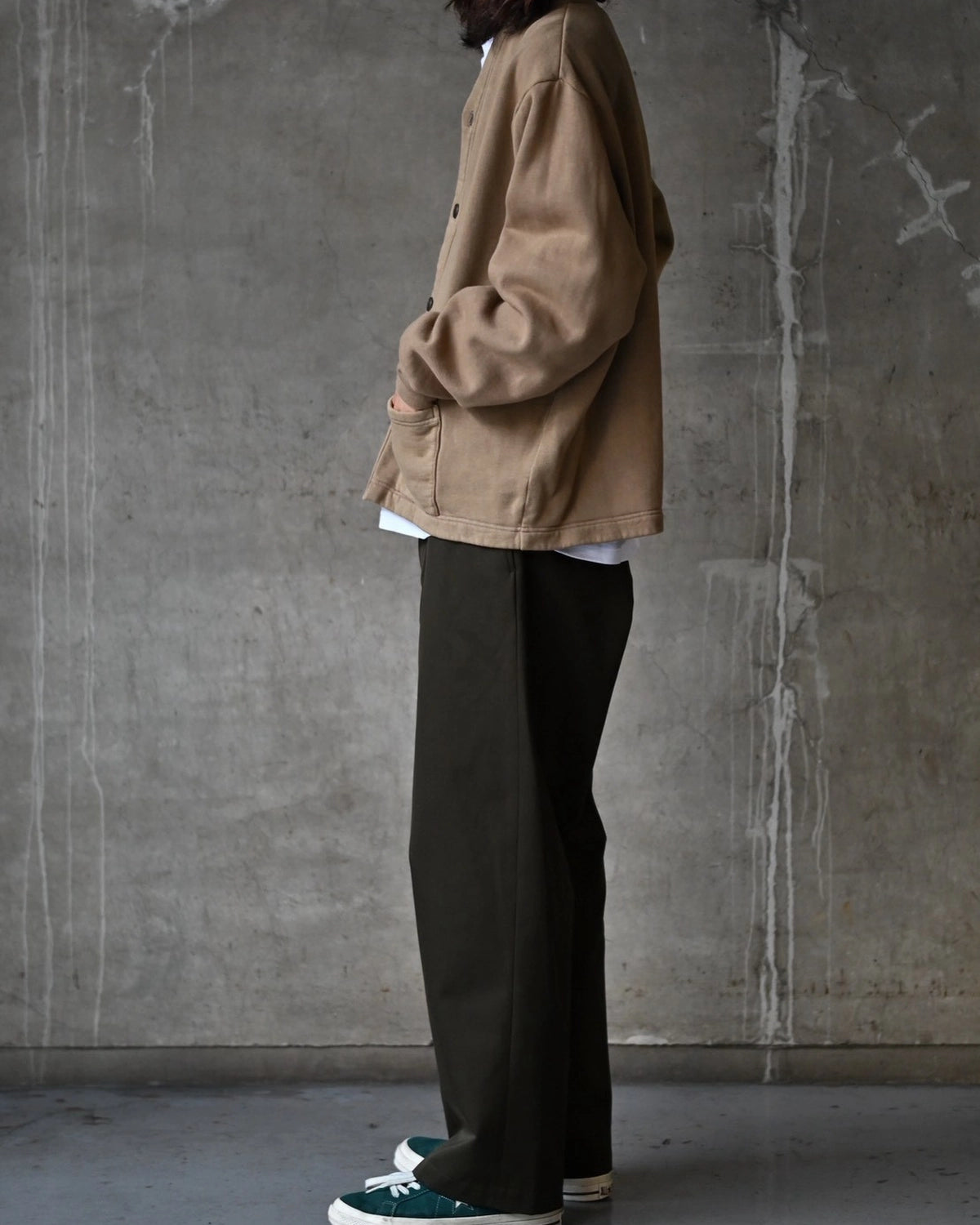A.PRESSE / Vintage Sweat Cardigan (26AAP-05-14)