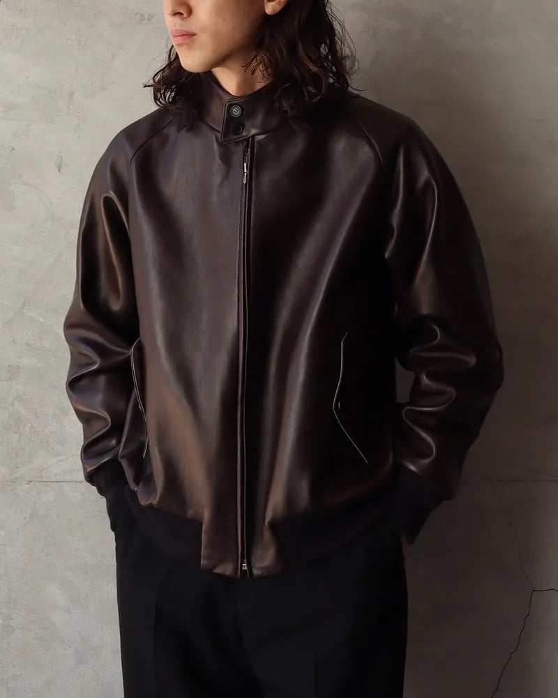 A.PRESSE(アプレッセ) / Leather Harrington Jacket | 公式通販・JACK in the NET