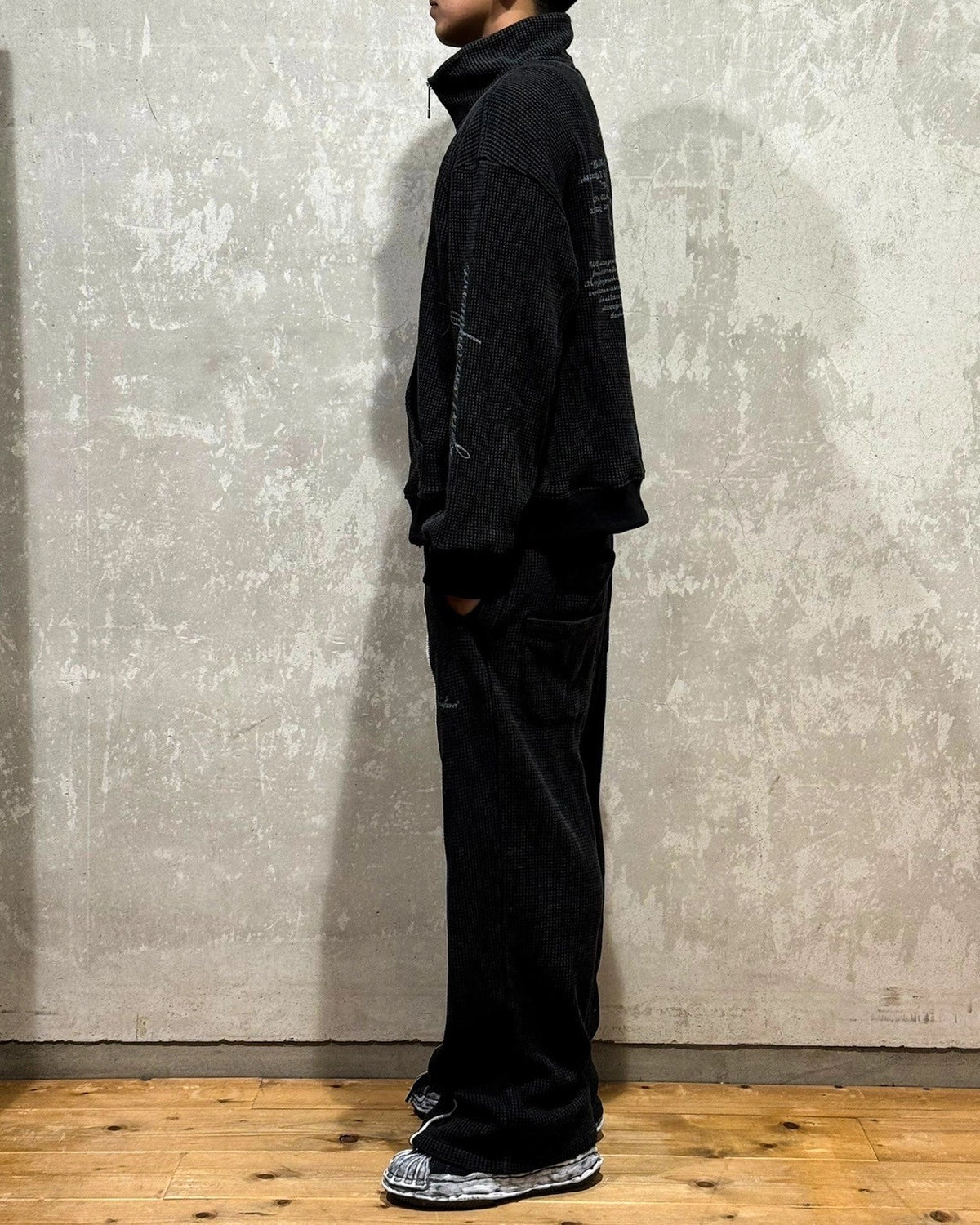 A Good Bad Influence / WAFFLE TRACK PANTS (AGBI-25SS-PT03)