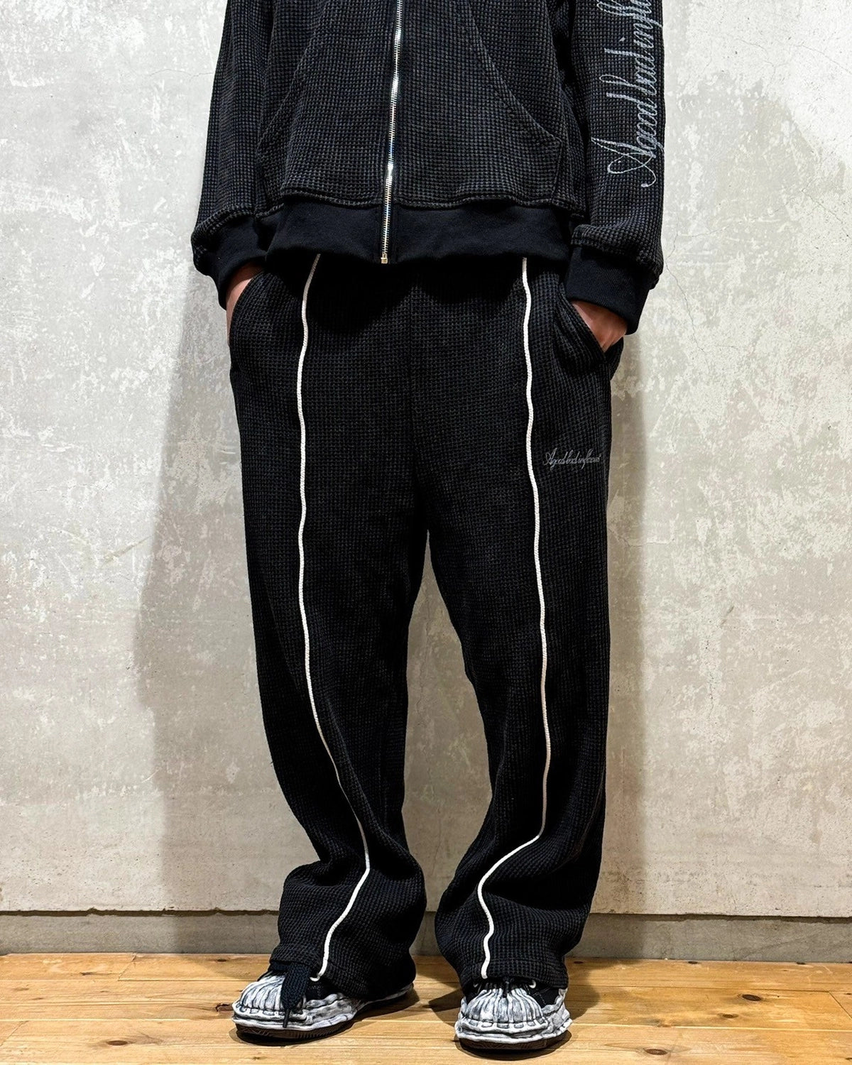 A Good Bad Influence / WAFFLE TRACK PANTS (AGBI-25SS-PT03)