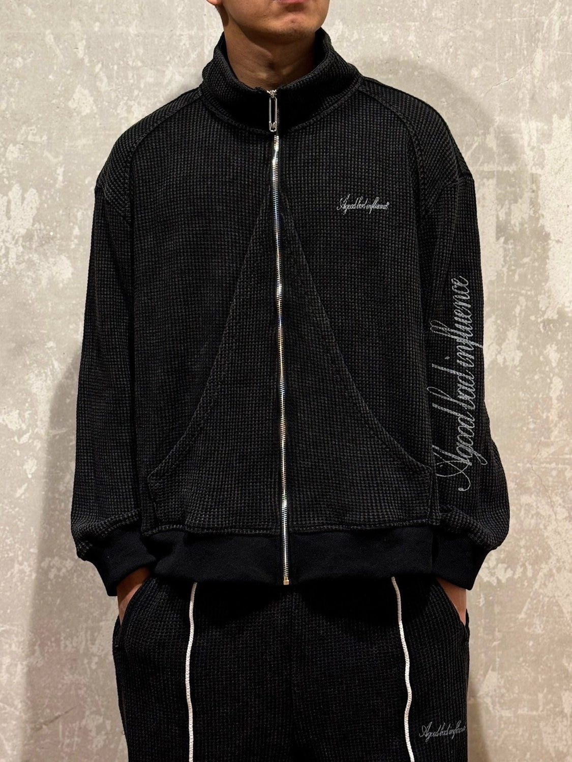 A Good Bad Influence / WAFFLE TRACK TOP (AGBI-25SS-JK02)