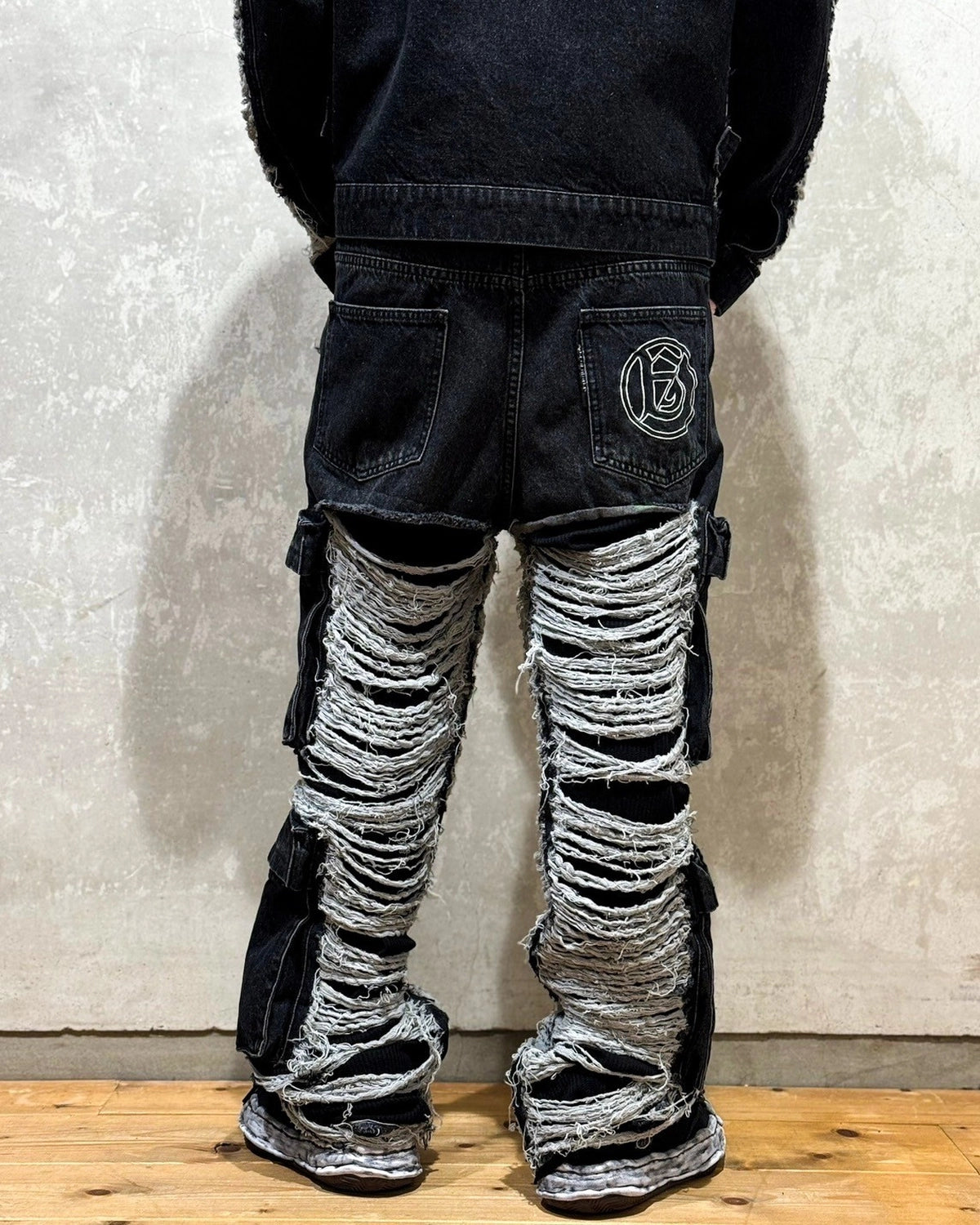 A Good Bad Influence / CRUSH CARGO DENIM PANTS (AGBI-25SS-PT01)