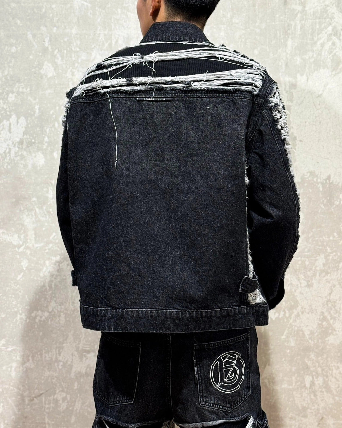 A Good Bad Influence / CRUSH CARGO DENIM JACKET (AGBI-25SS-JK01)