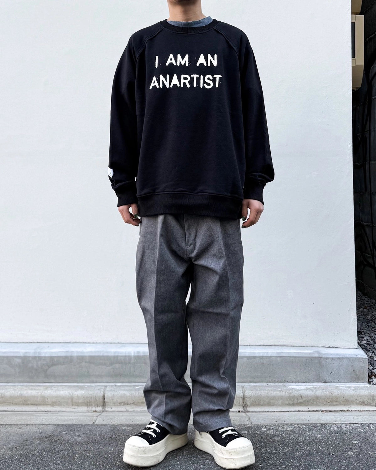 AKA SIX/SCRAP MOHAIR JUMPER 