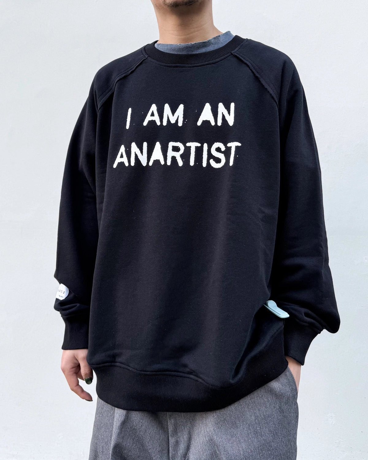 AKA SIX/SCRAP MOHAIR JUMPER 