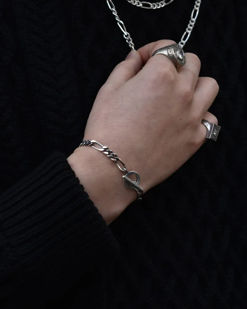 ANTIDOTE BUYERS CLUB / Figaro Wide Chain Bracelet (RX-616)