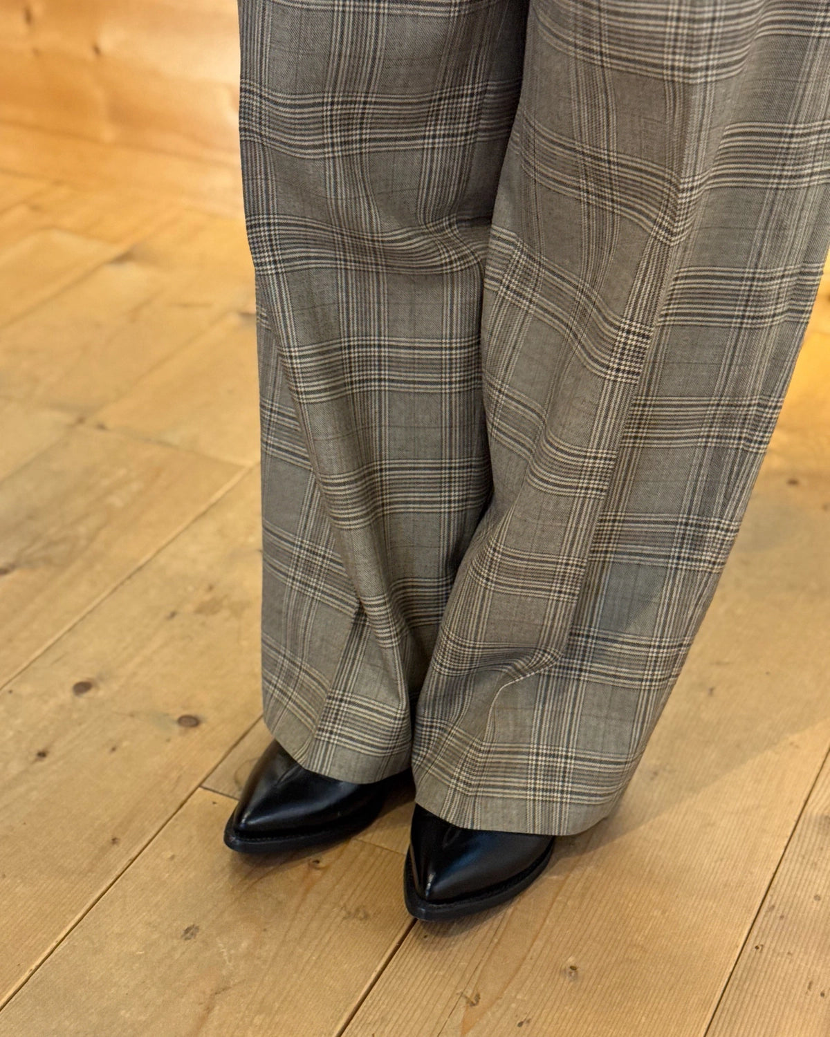 BOWTE / SUPER 130'S CHECK DRESS TROUSERS (262-04-0003)