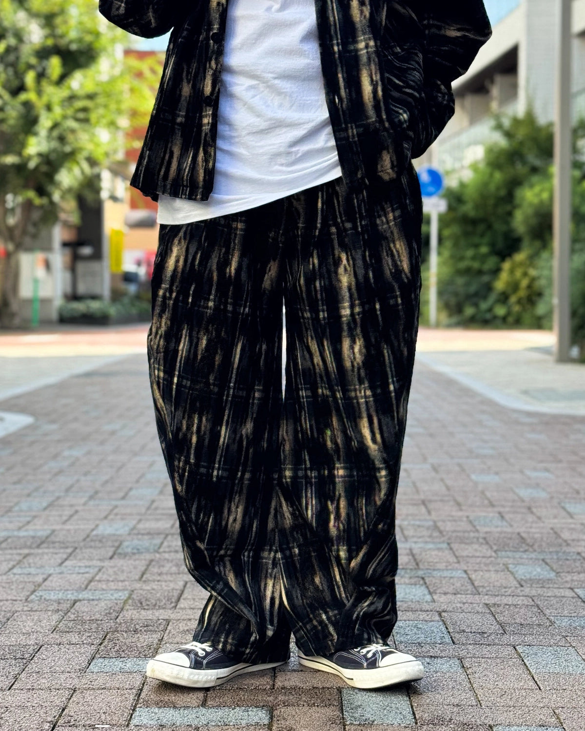 doublet / DUST FLOCKY PAJAMA PANTS (26AW31PT375)