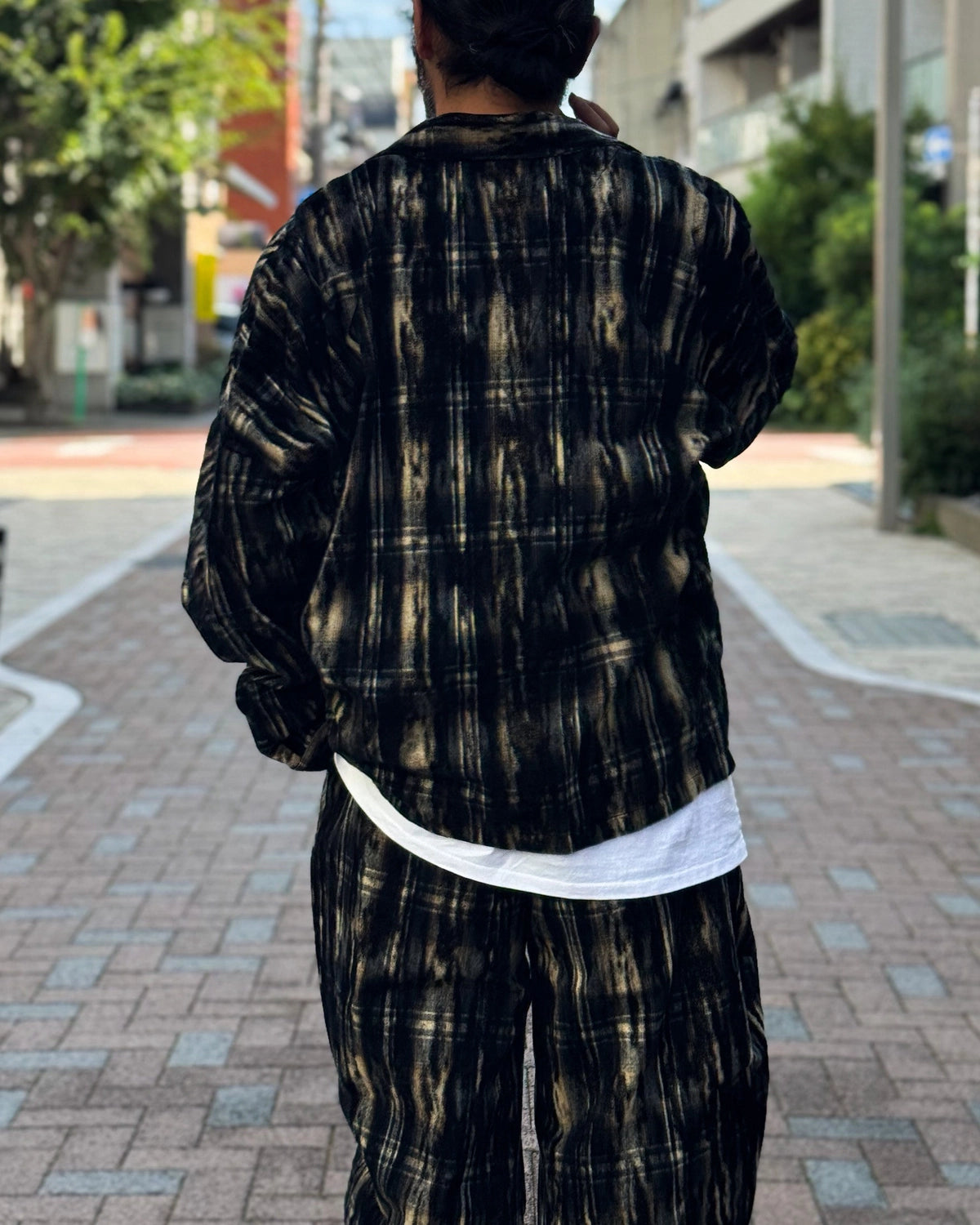 doublet / DUST FLOCKY PAJAMA SHIRT (26AW31SH179)