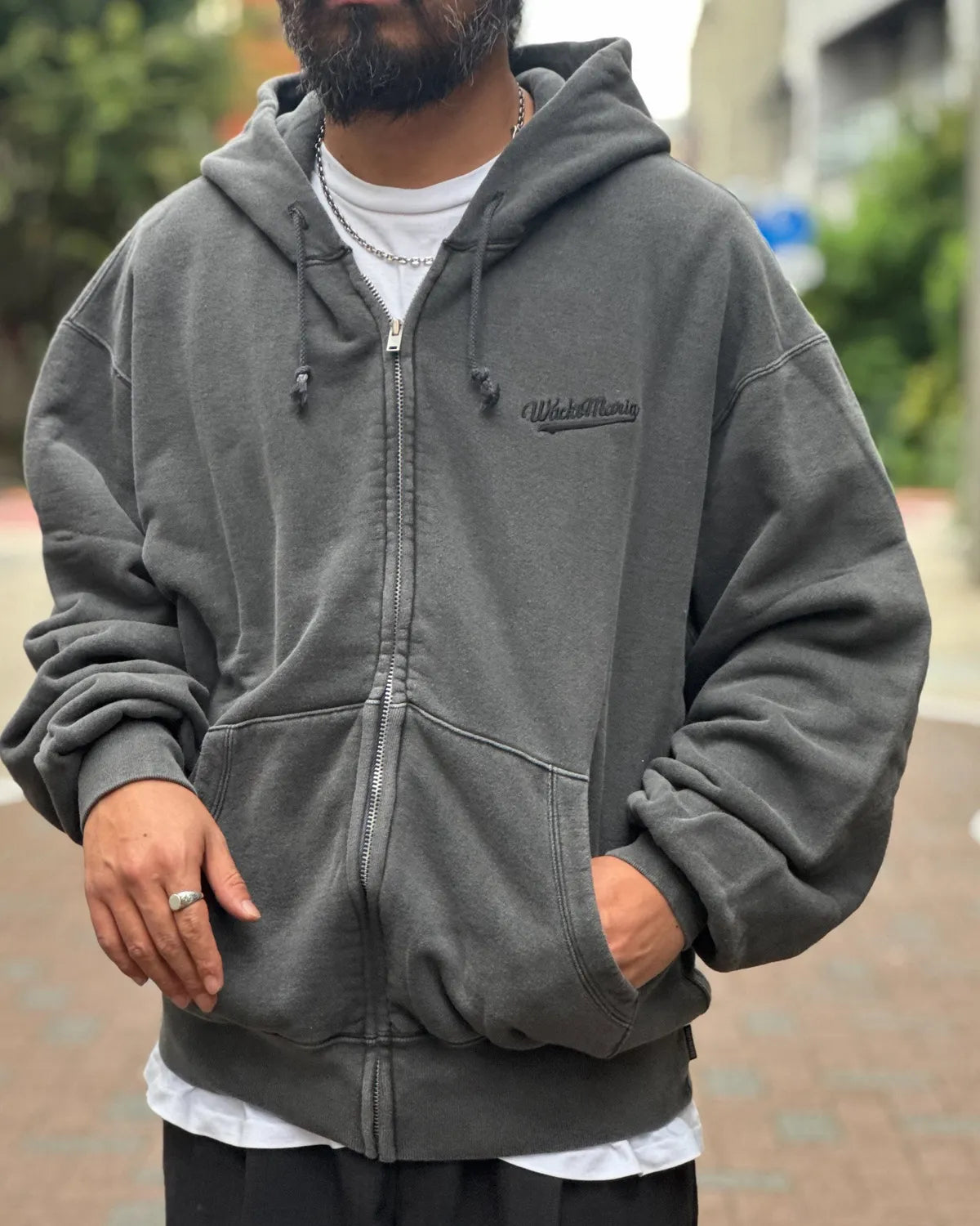 WACKO MARIA / WASHED HEAVY WEIGHT ZIP UP HOODED SWEAT SHIRT | 公式