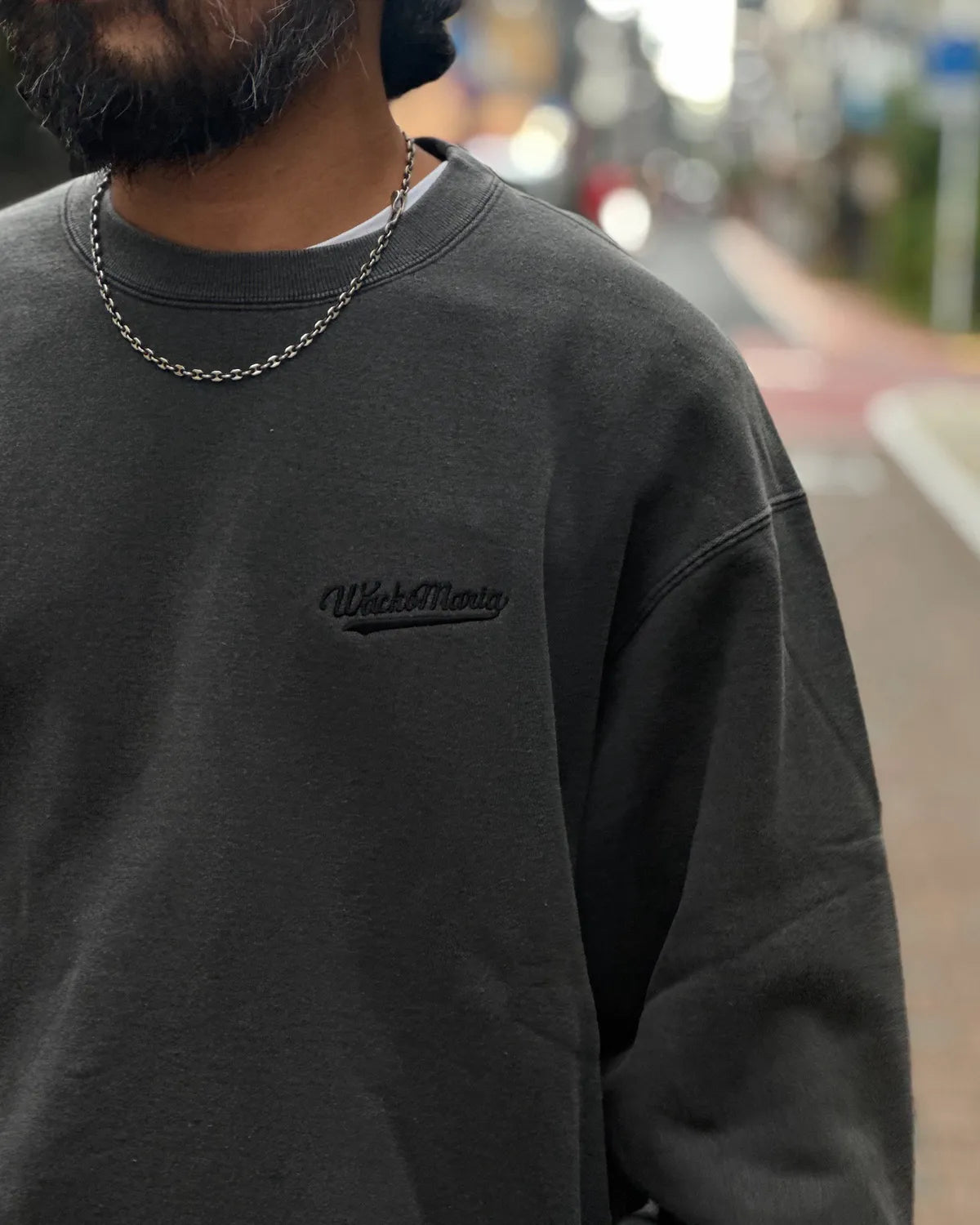 WACKO MARIA / WASHED HEAVY WEIGHT SWEAT SHIRT -TYPE-1- (26FWE-WMC-SS03)