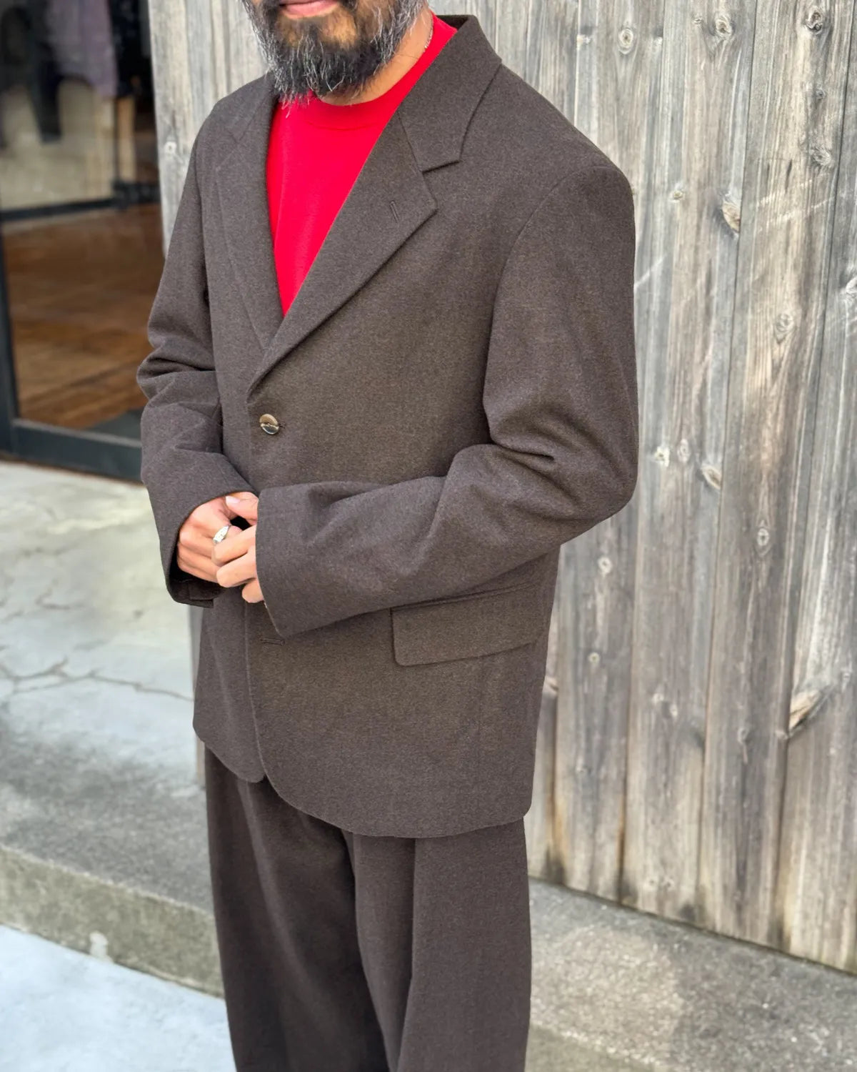 A.PRESSE / Wool Flannel Jacket (26AAP-01-25)