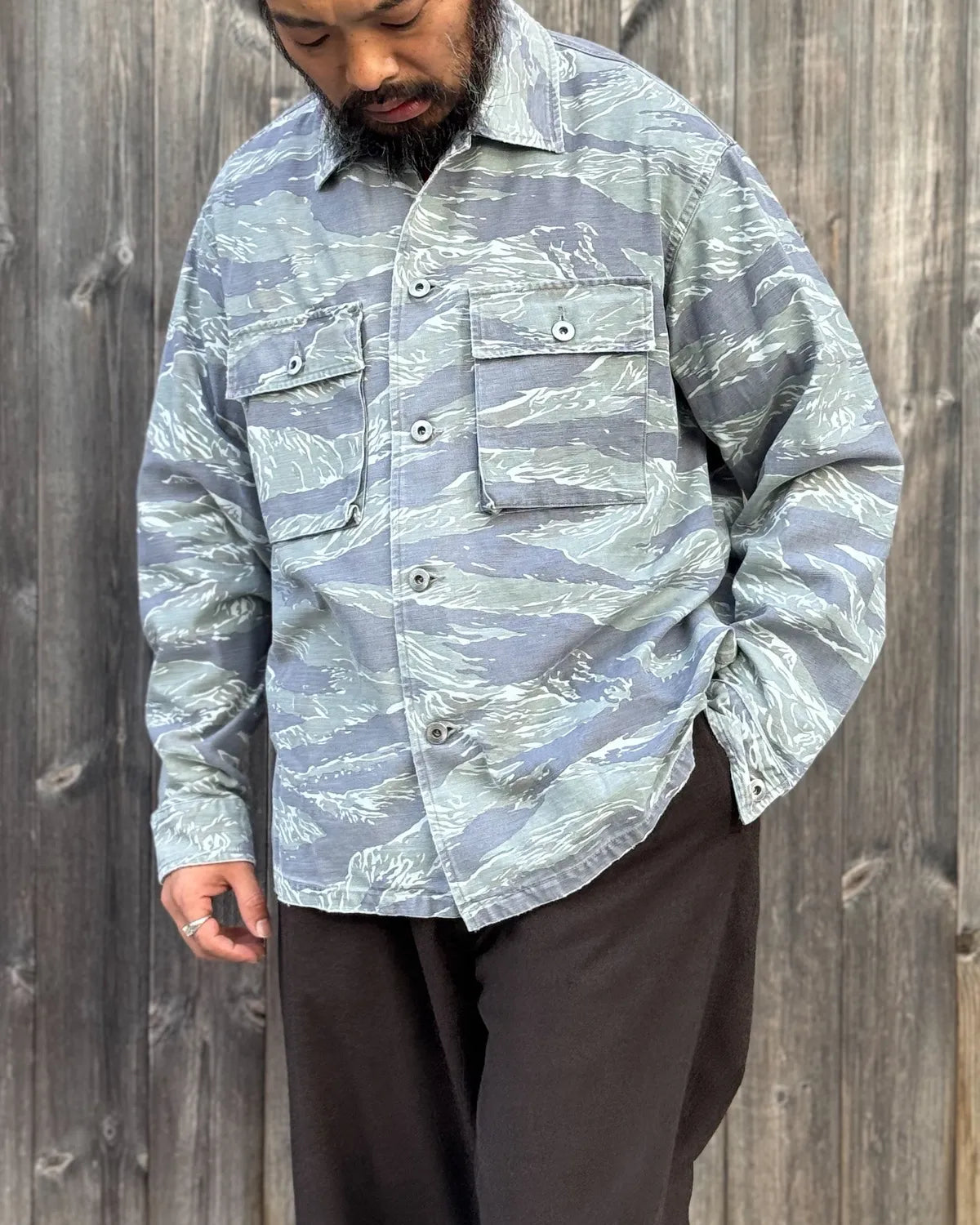 A.PRESSE / Vintage US ARMY Tiger Stripe Jacket (26AAP-01-73)
