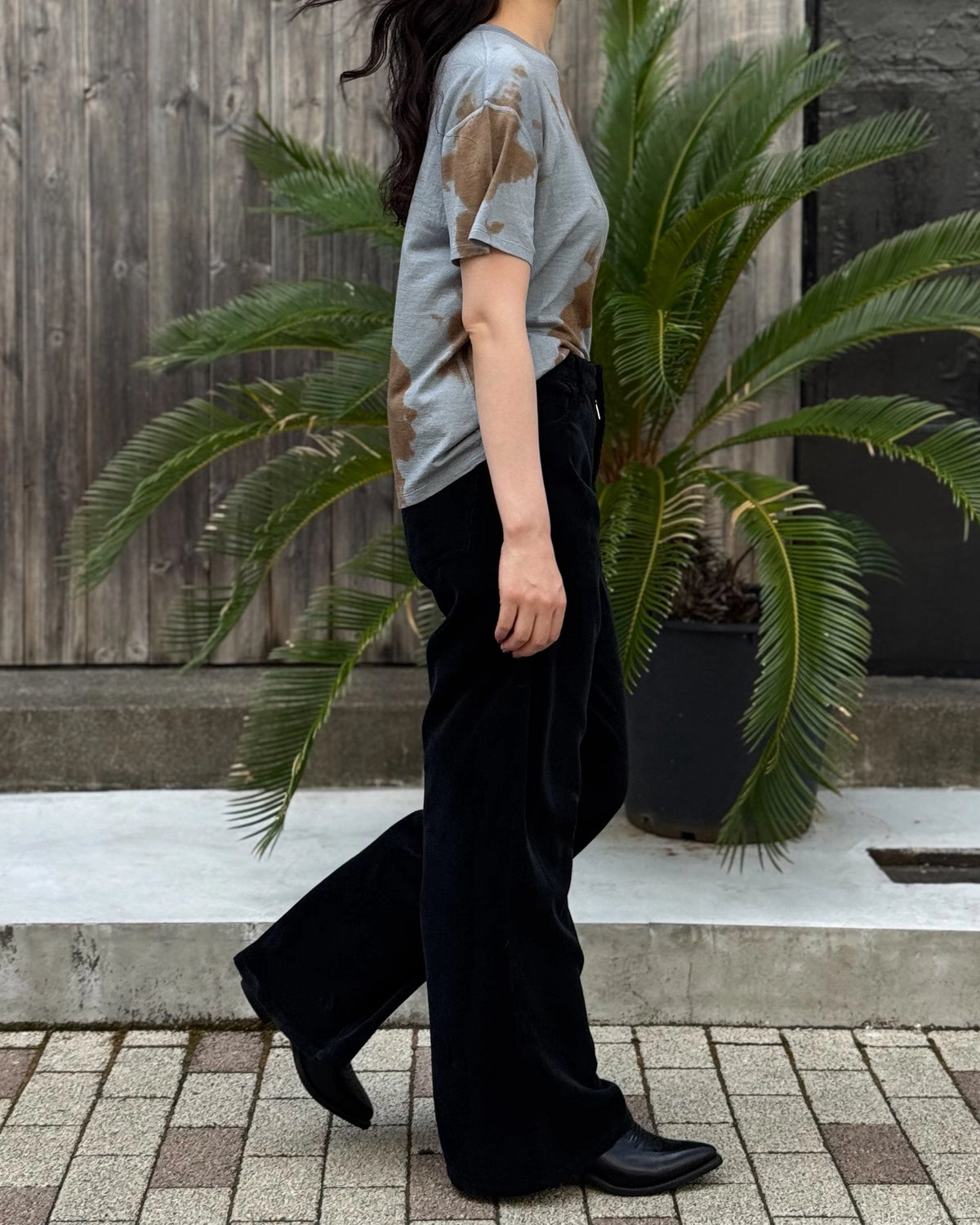PHEENY / Merino Wool Dyed S/S Tee (PA26-CS12)