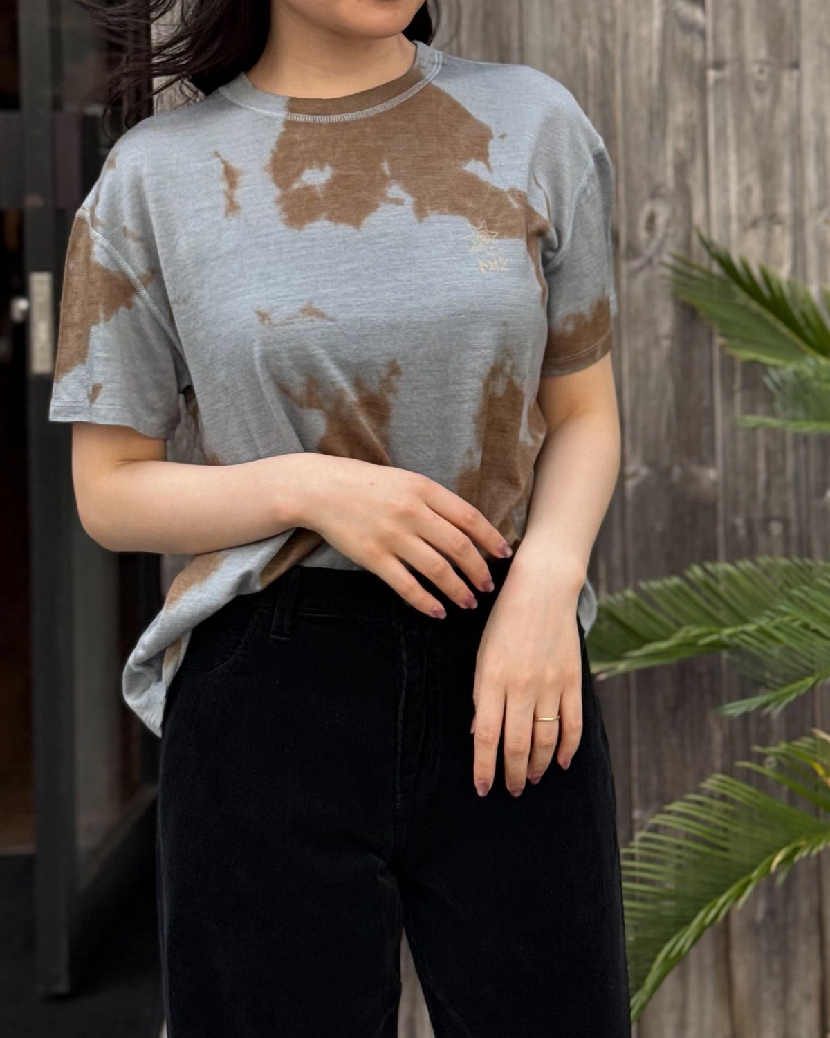 PHEENY / Merino Wool Dyed S/S Tee (PA26-CS12)