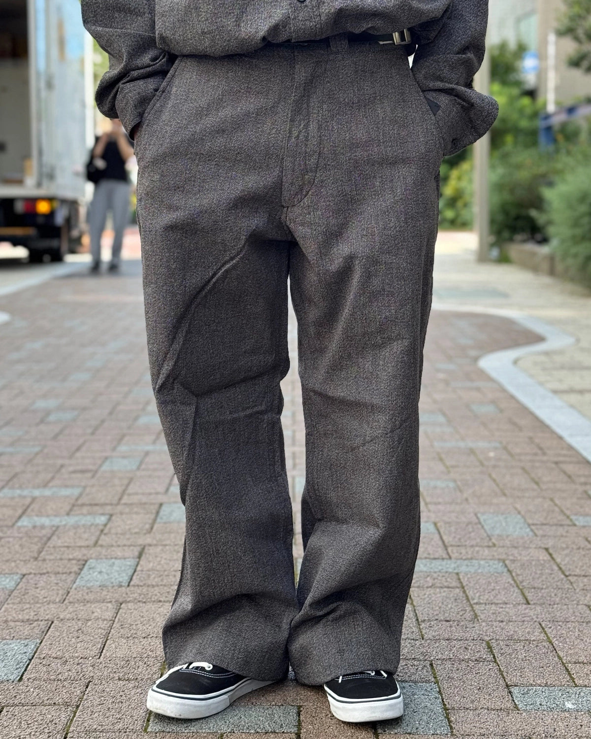 N.HOOLYWOOD COMPILE × BIG MAC /  BLACK CHAMBRAY WORK PANTS (2262-PT60-026)