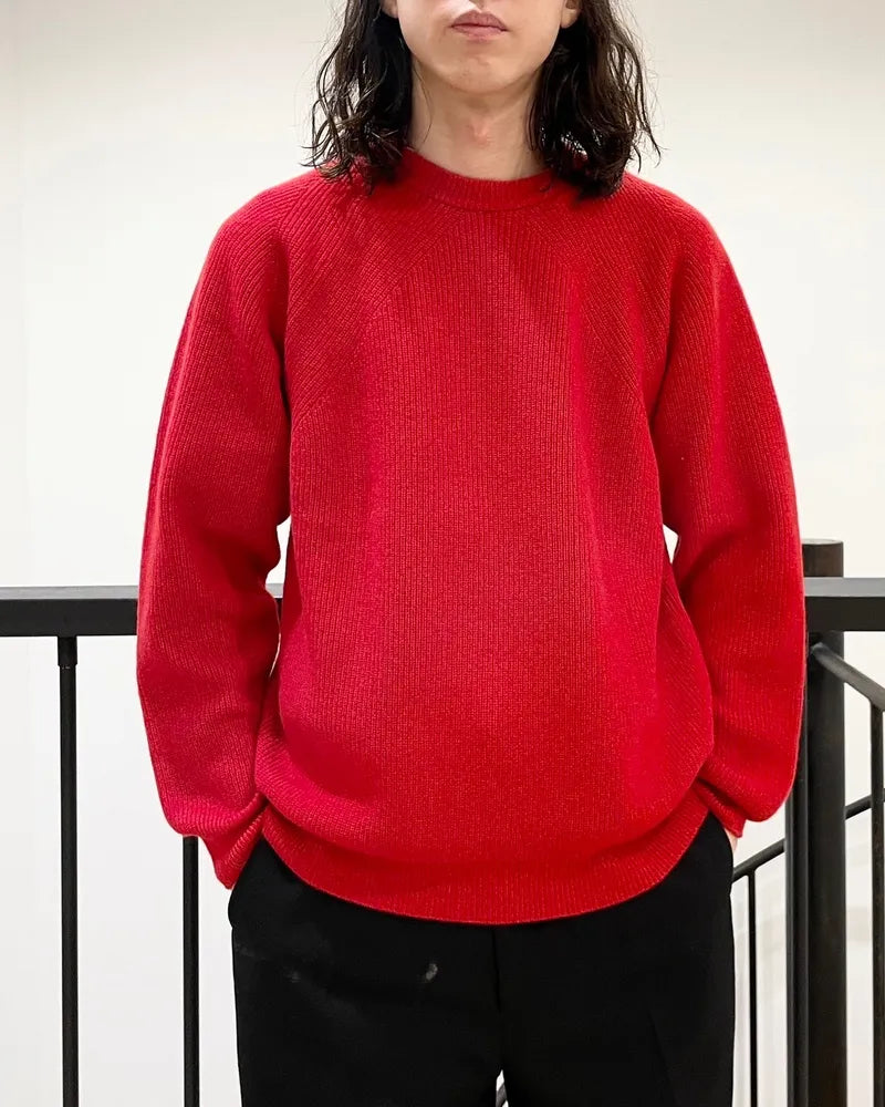 BATONER / INNOCENT CASHMERE SIGNATURE CREW NECK (BN-FU-009)