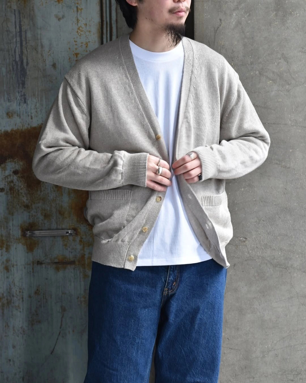 BATONER / LINEN CARDIGAN (BN-25SM-022)