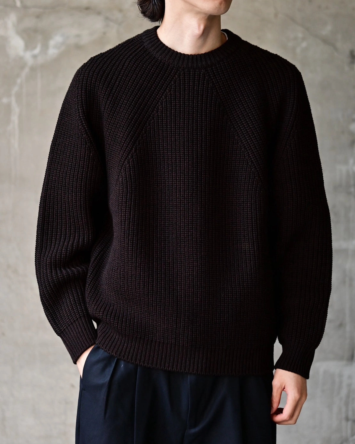 BATONER / SIGNATURE CREW NECK (BN-26FM-047)