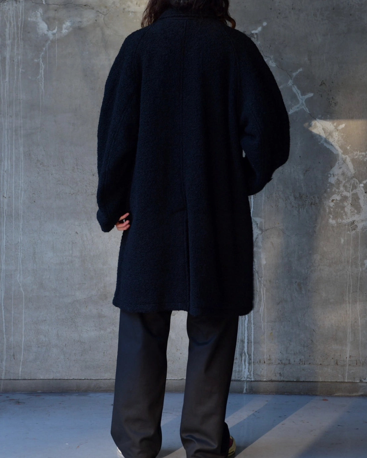 BEDWIN & THE HEARTBREAKERS / WOOL BALMACAAN COAT "Balmacaan" (26AB5659)