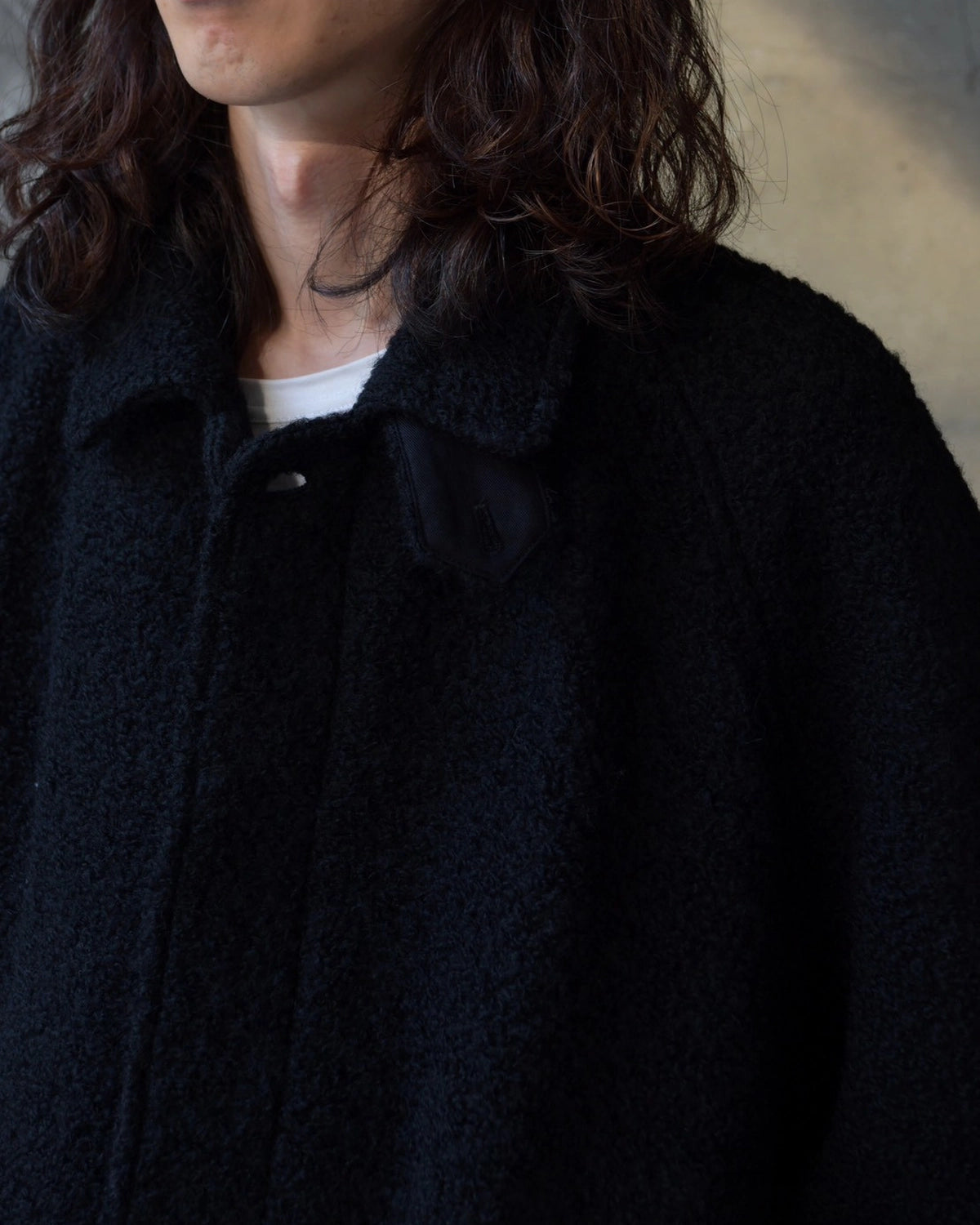 BEDWIN & THE HEARTBREAKERS / WOOL BALMACAAN COAT "Balmacaan" (26AB5659)