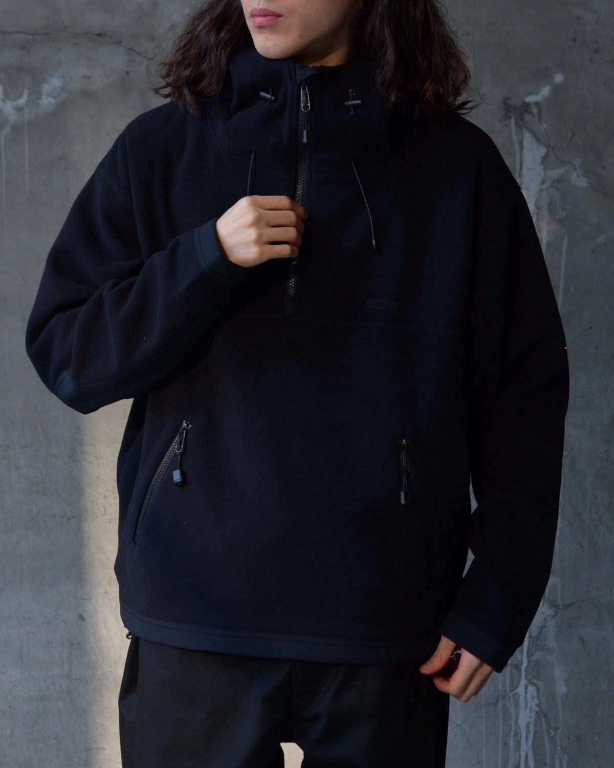 BEDWIN & THE HEARTBREAKERS / PULLOVER FLEECE JACKET "STEVE" (26AB5662)