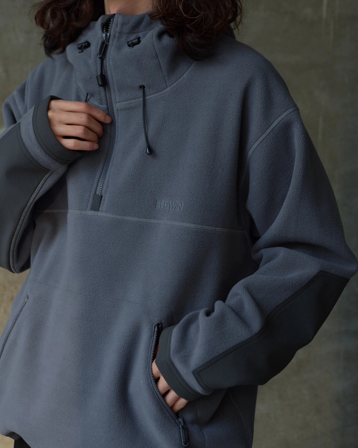 BEDWIN & THE HEARTBREAKERS / PULLOVER FLEECE JACKET "STEVE" (26AB5662)
