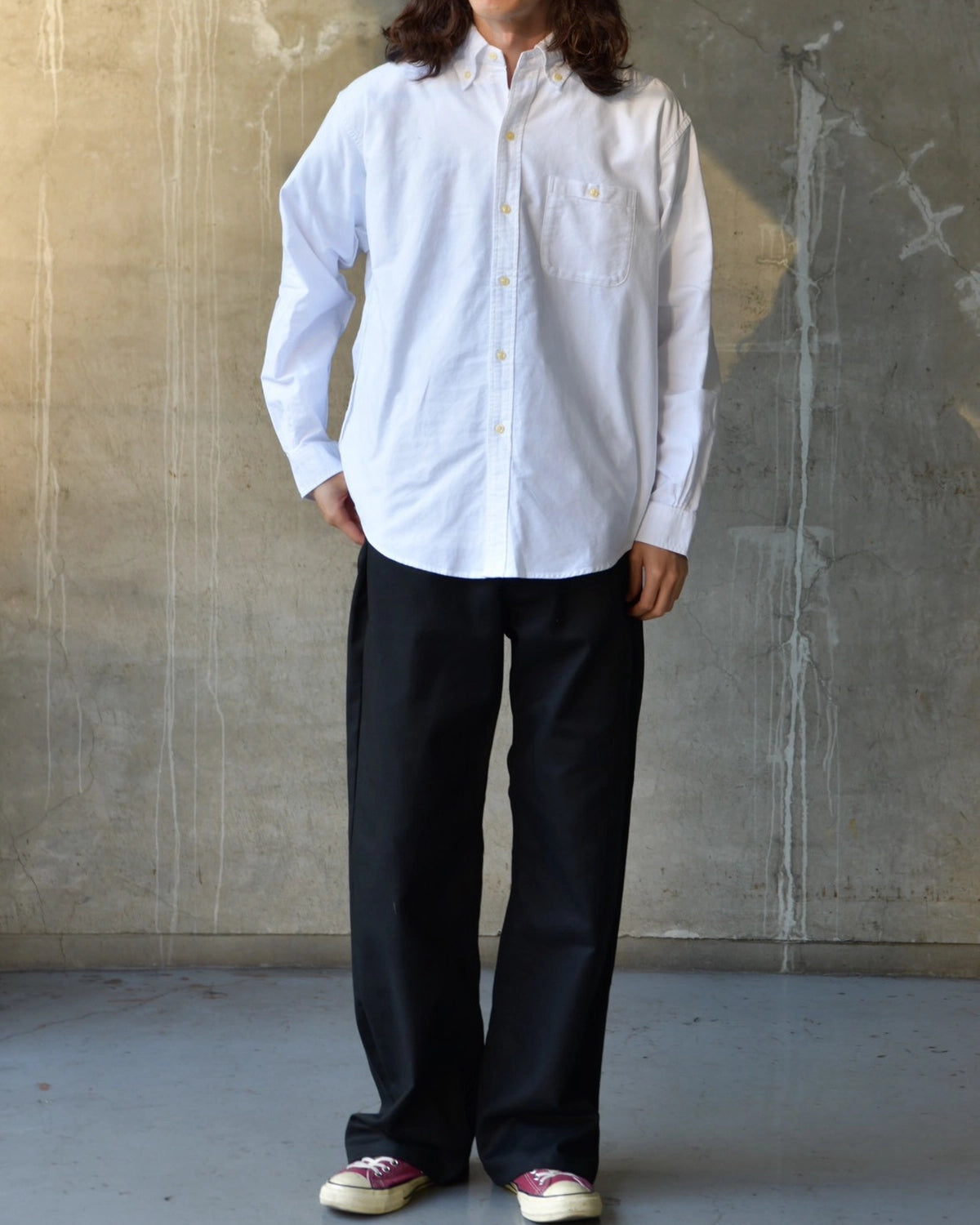 BEDWIN & THE HEARTBREAKERS / L/S BUTTON DOWN SHIRT "BRIAN" (26AB1766A)