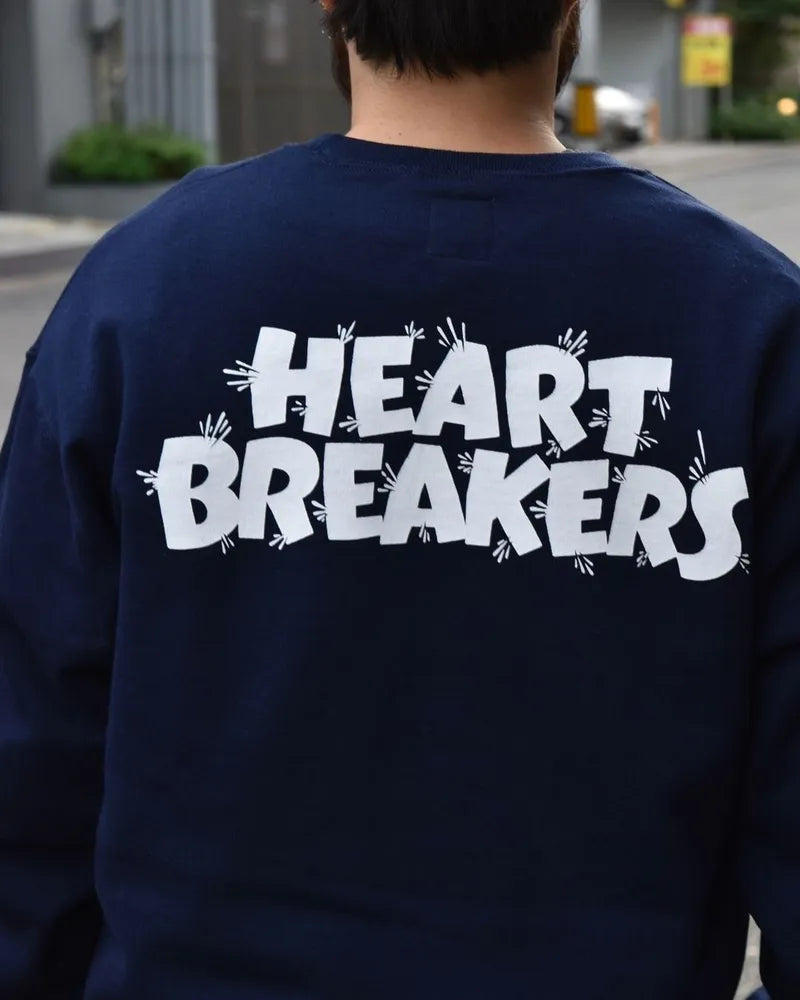 BEDWIN & THE HEARTBREAKERS / L/S PRINTED C -NECK SWEAT "KING" (24AB2201)