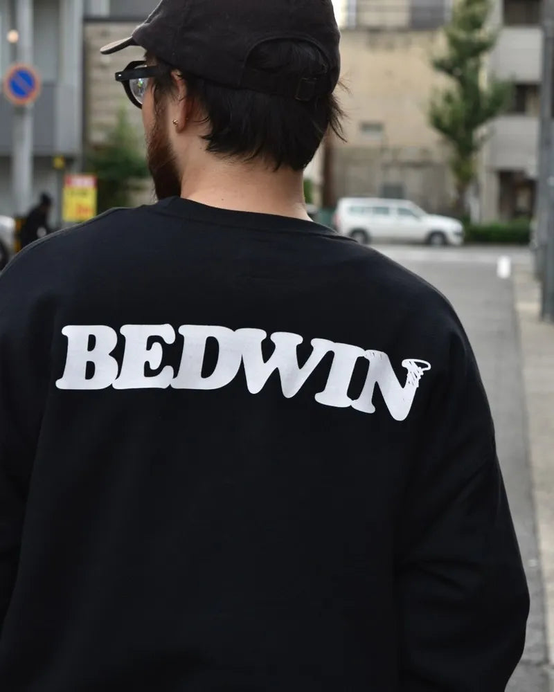 BEDWIN & THE HEARTBREAKERS / L/S PRINTED C -NECK SWEAT "TRUMAN" (24AB2202)