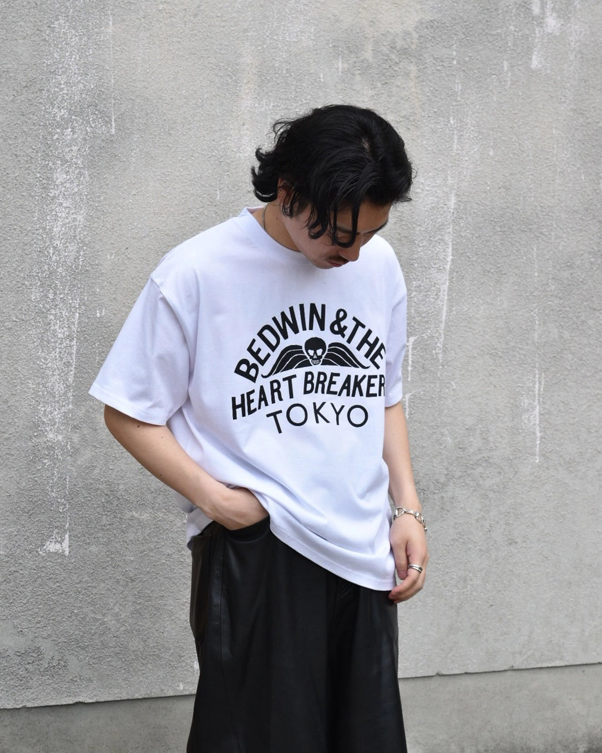 BEDWIN & THE HEARTBREAKERS / S/S PRINTED TEE "FONDA" (25SB2203)