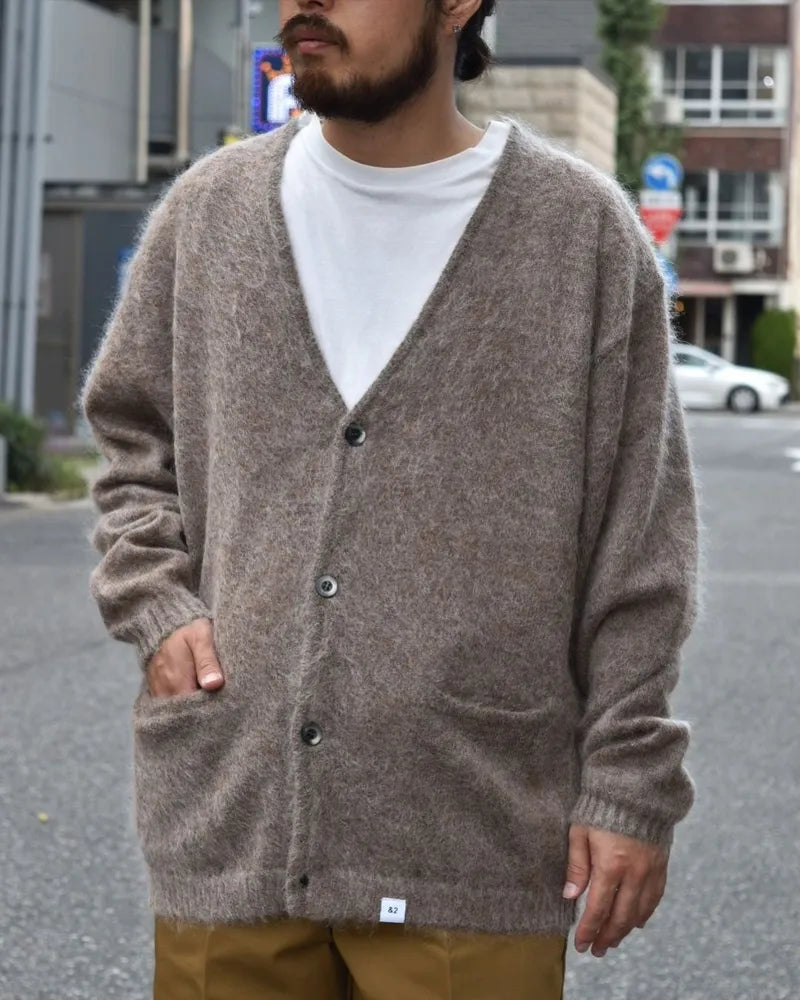 BEDWIN & THE HEARTBREAKERS / L/S MOHAIR CARDIGAN ”GODARD” (24AB3192)