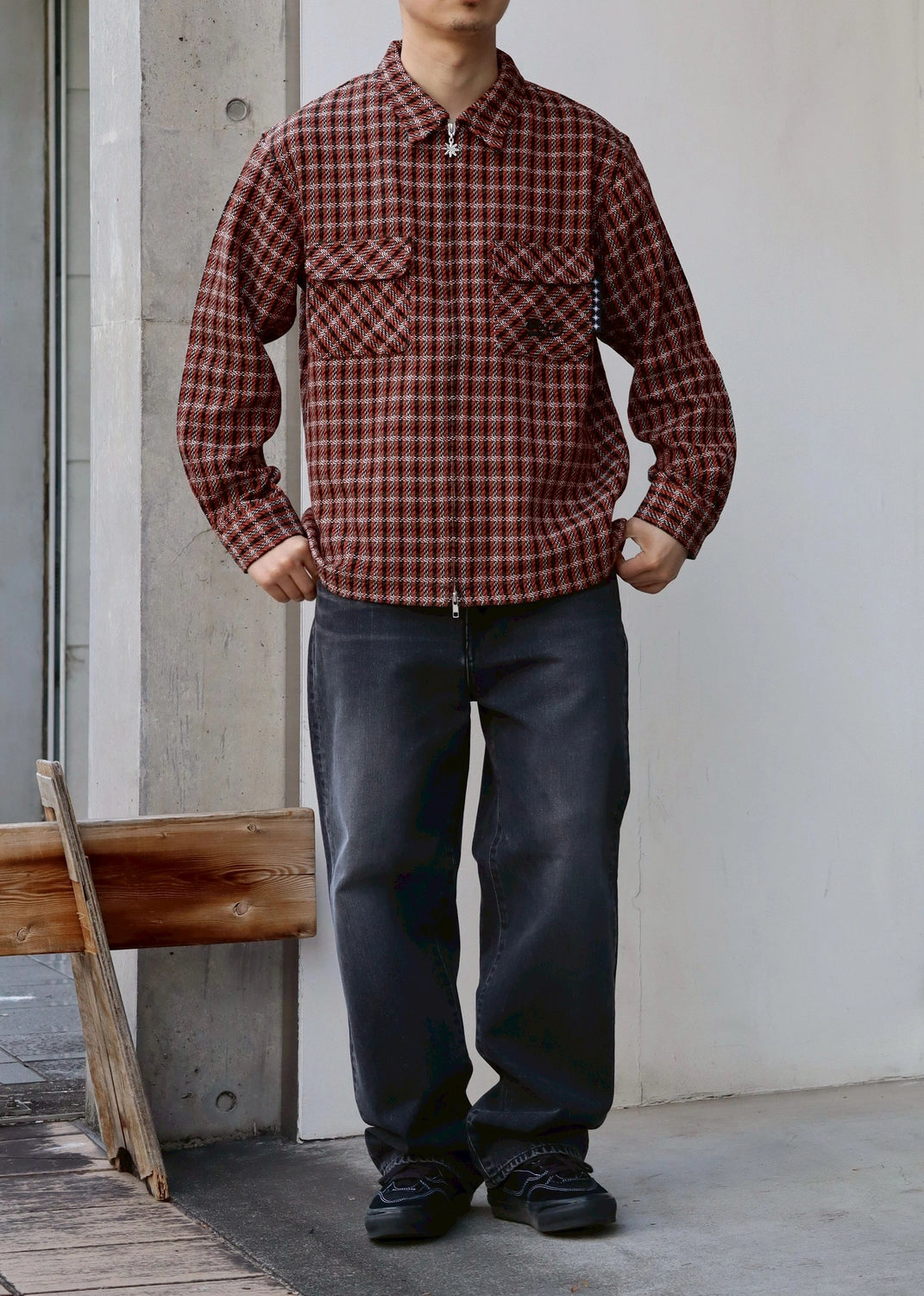 BoTT / Zip-Up Flannel Shirt