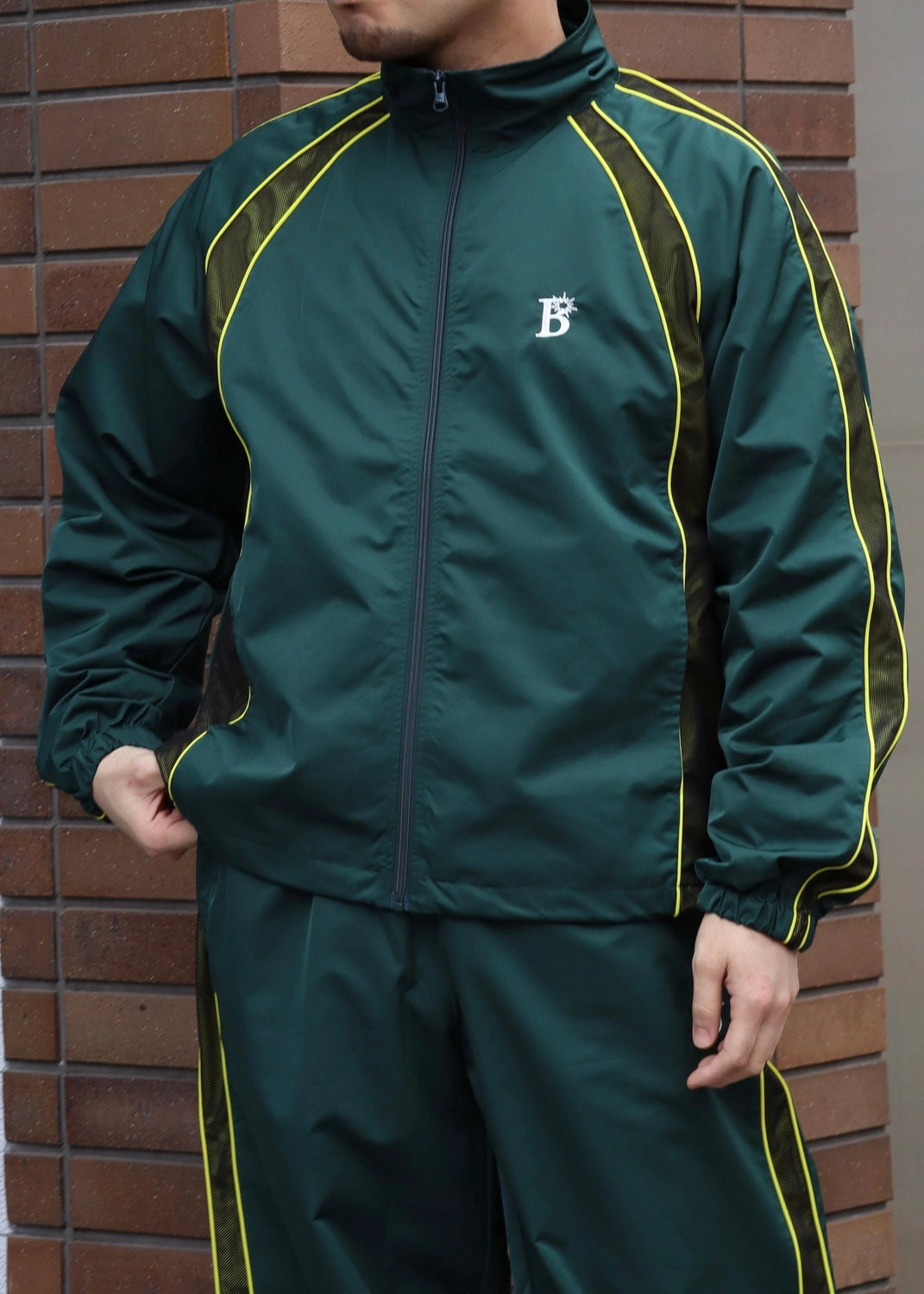 BoTT / Mesh Panel Track Jacket