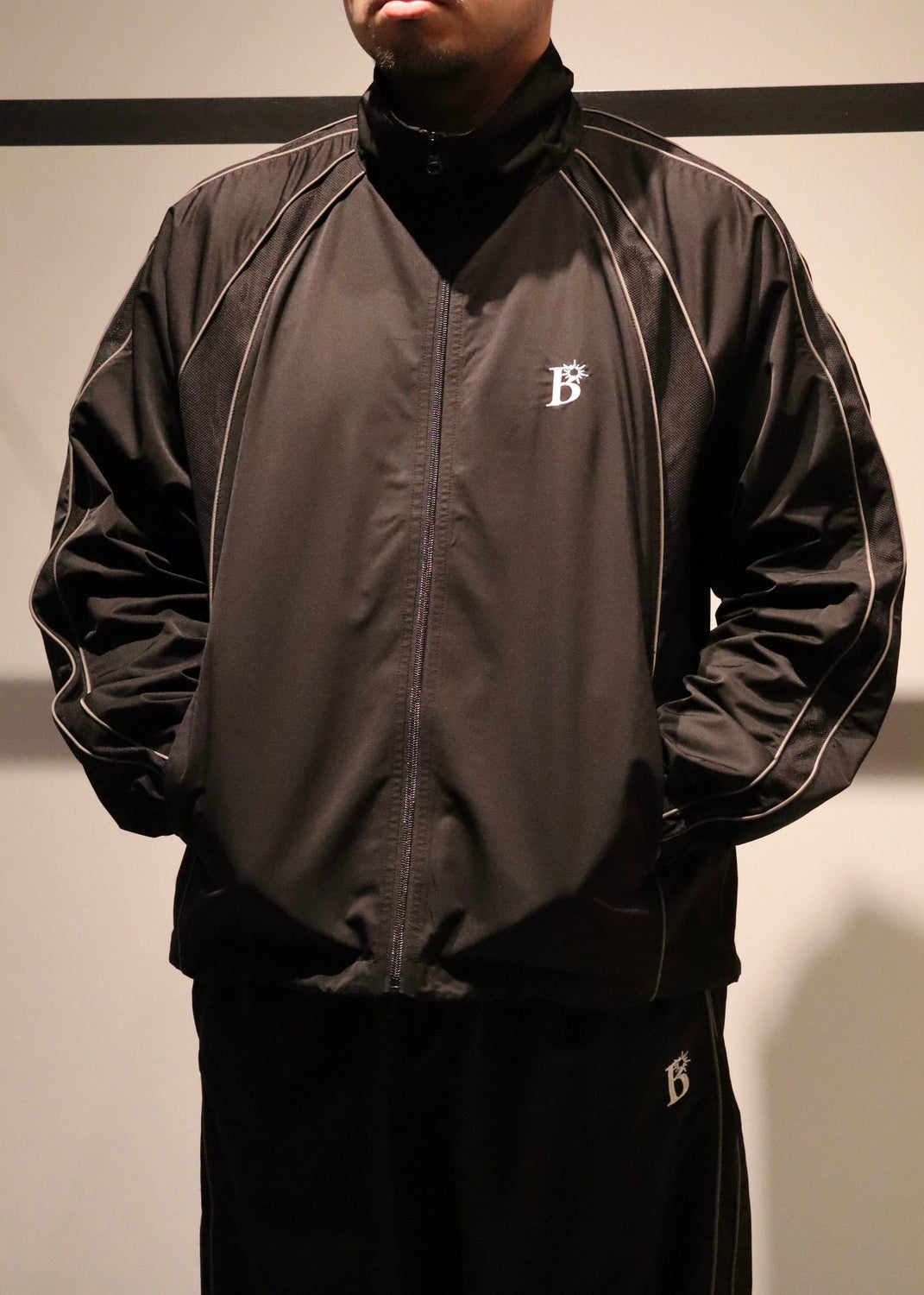 BoTT / Mesh Panel Track Jacket