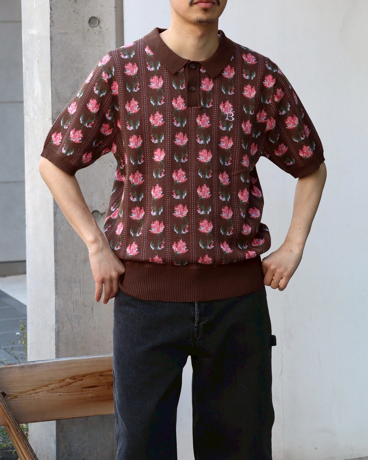 bottニットポロ BoTT(ボット) / Flower S/S Knit Polo | 公式通販・JACK in the NET