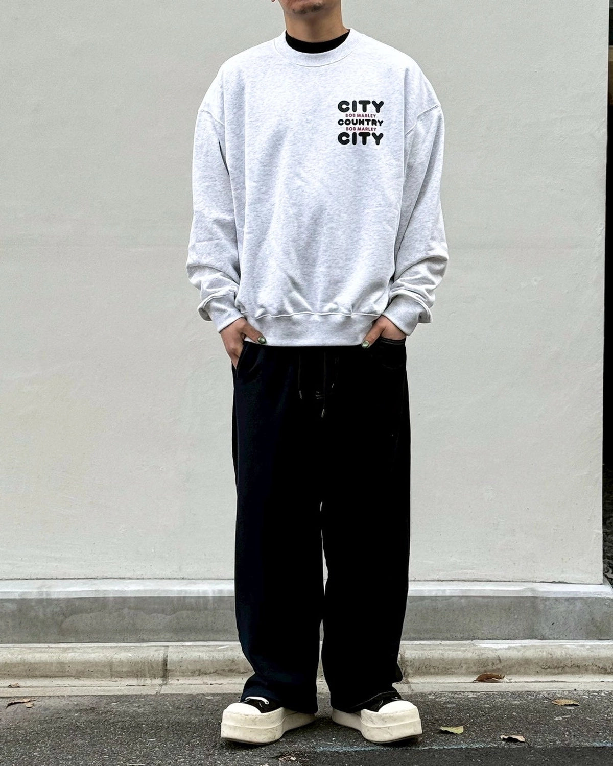 CITY COUNTRY CITY × BOB MARLEY / SWEAT SHIRT _ LIVE (CCC-261C004)