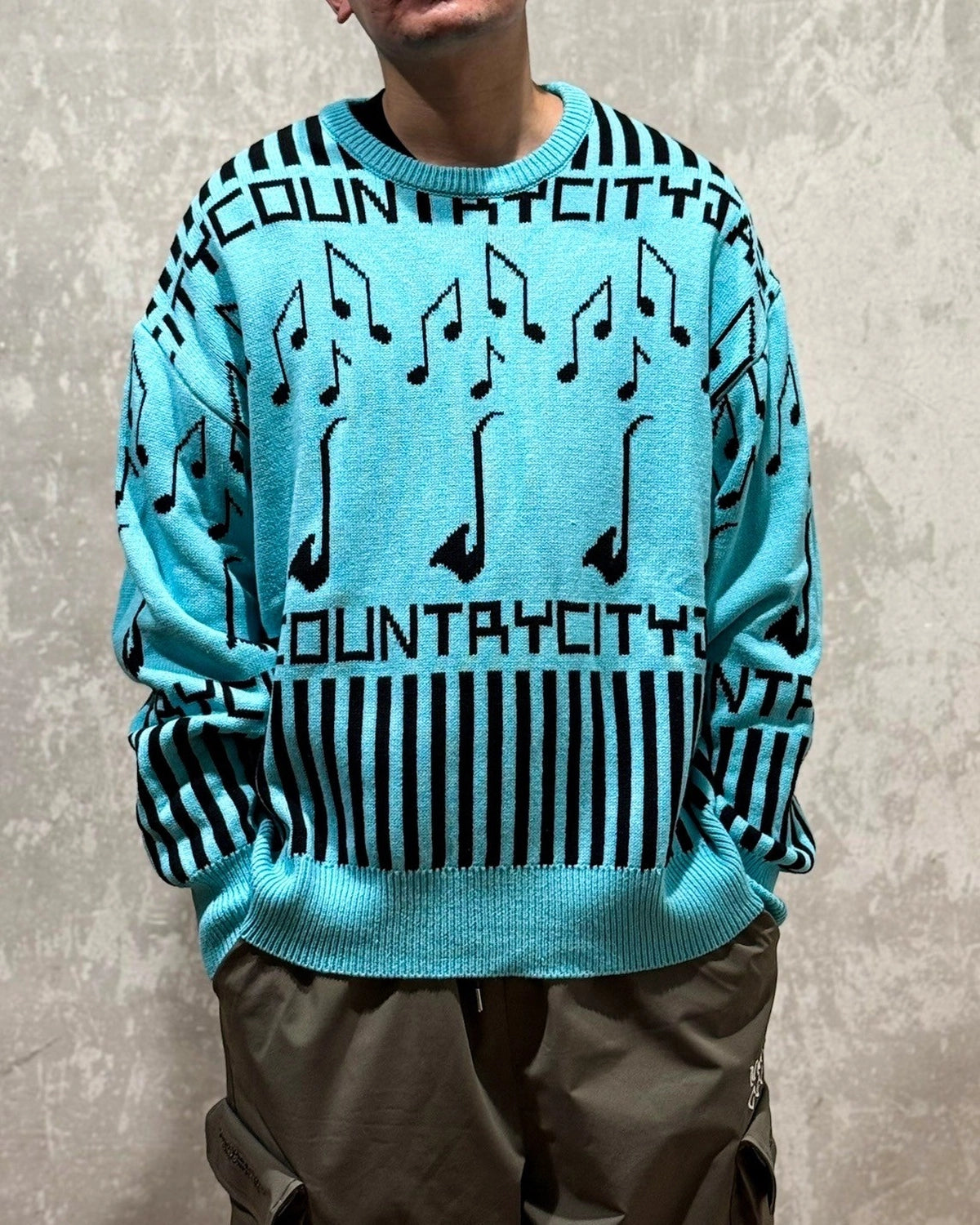 CITY COUNTRY CITY / KNIT SWEATER SITY COUNTRY CITY JAZZ (CCC-251K001)